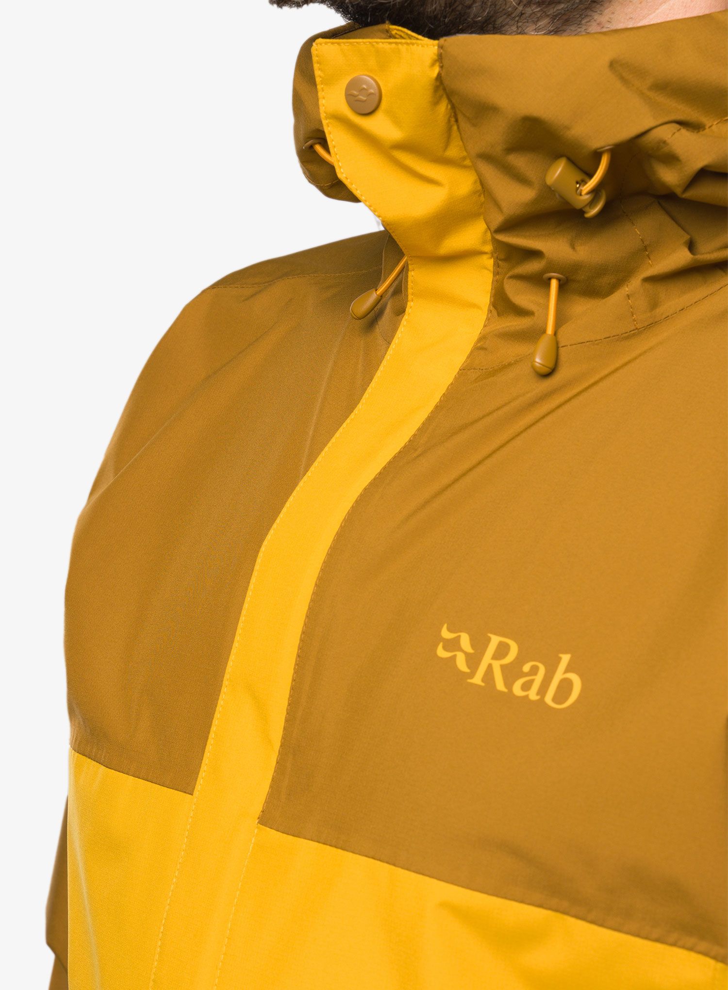 Куртка дощовик Rab Downpour Eco Jacket - footprint/sahara