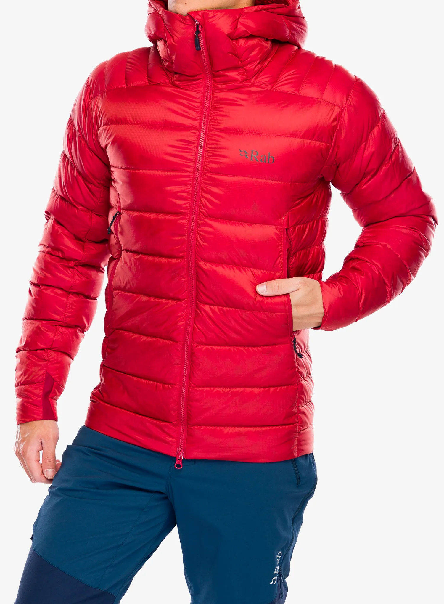 Пуховик Rab Electron Pro Jacket - tuscan red