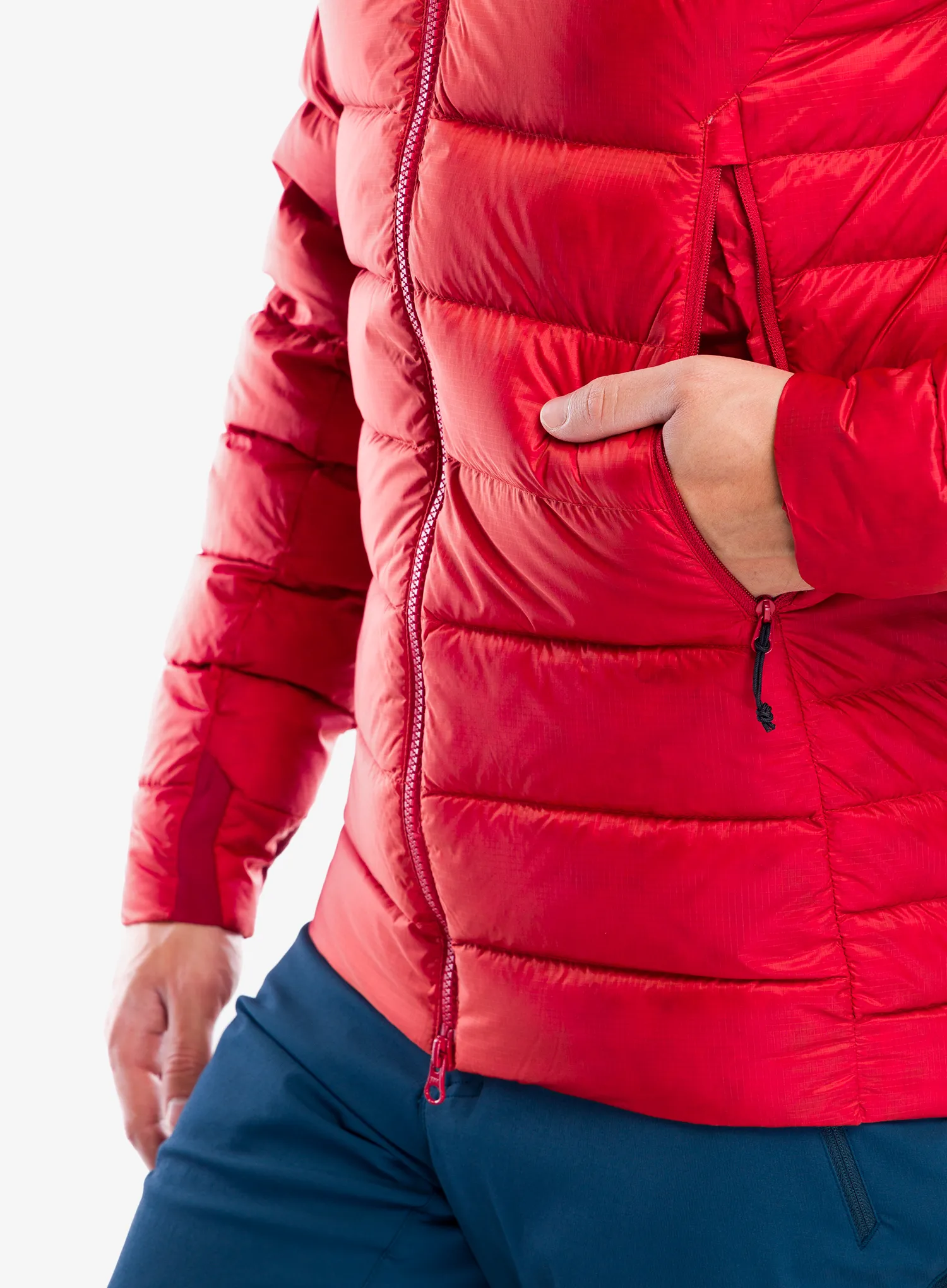 Пуховик Rab Electron Pro Jacket - tuscan red