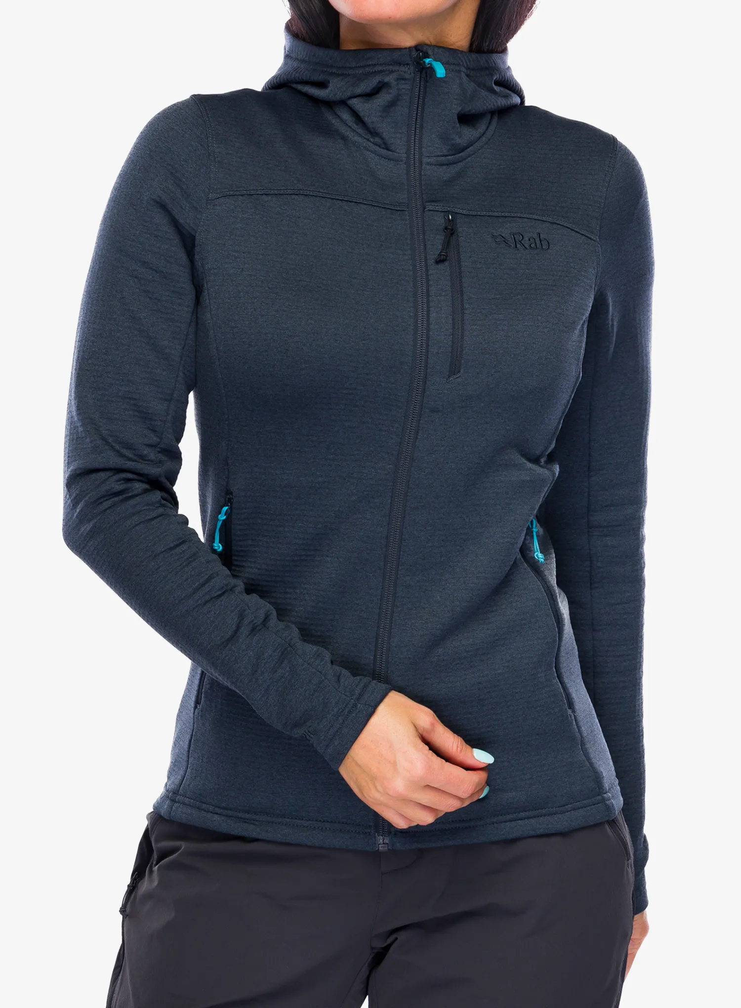 Кофта з каптуром жіноча Rab Graviton Hoody - beluga