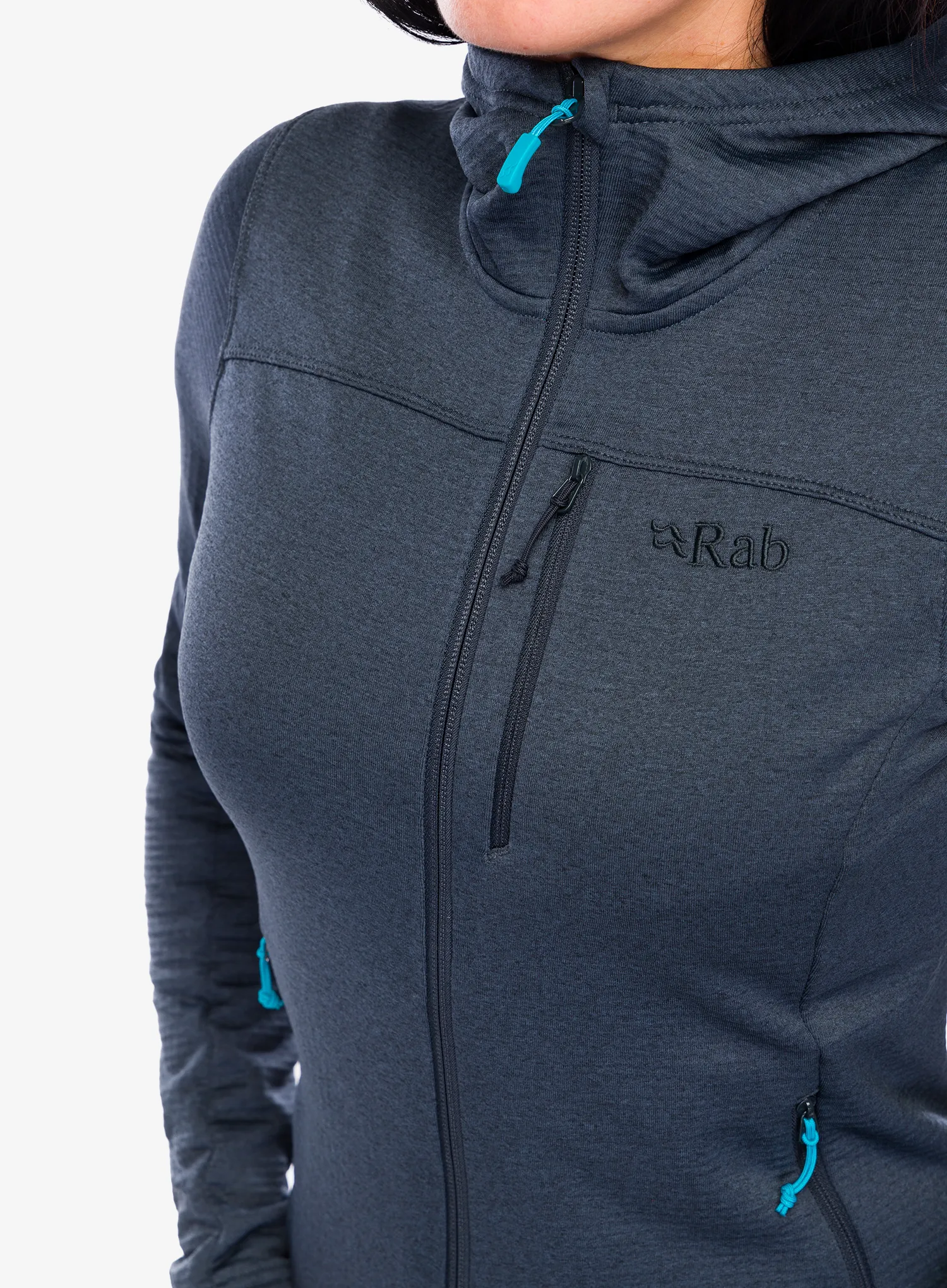Кофта з каптуром жіноча Rab Graviton Hoody - beluga