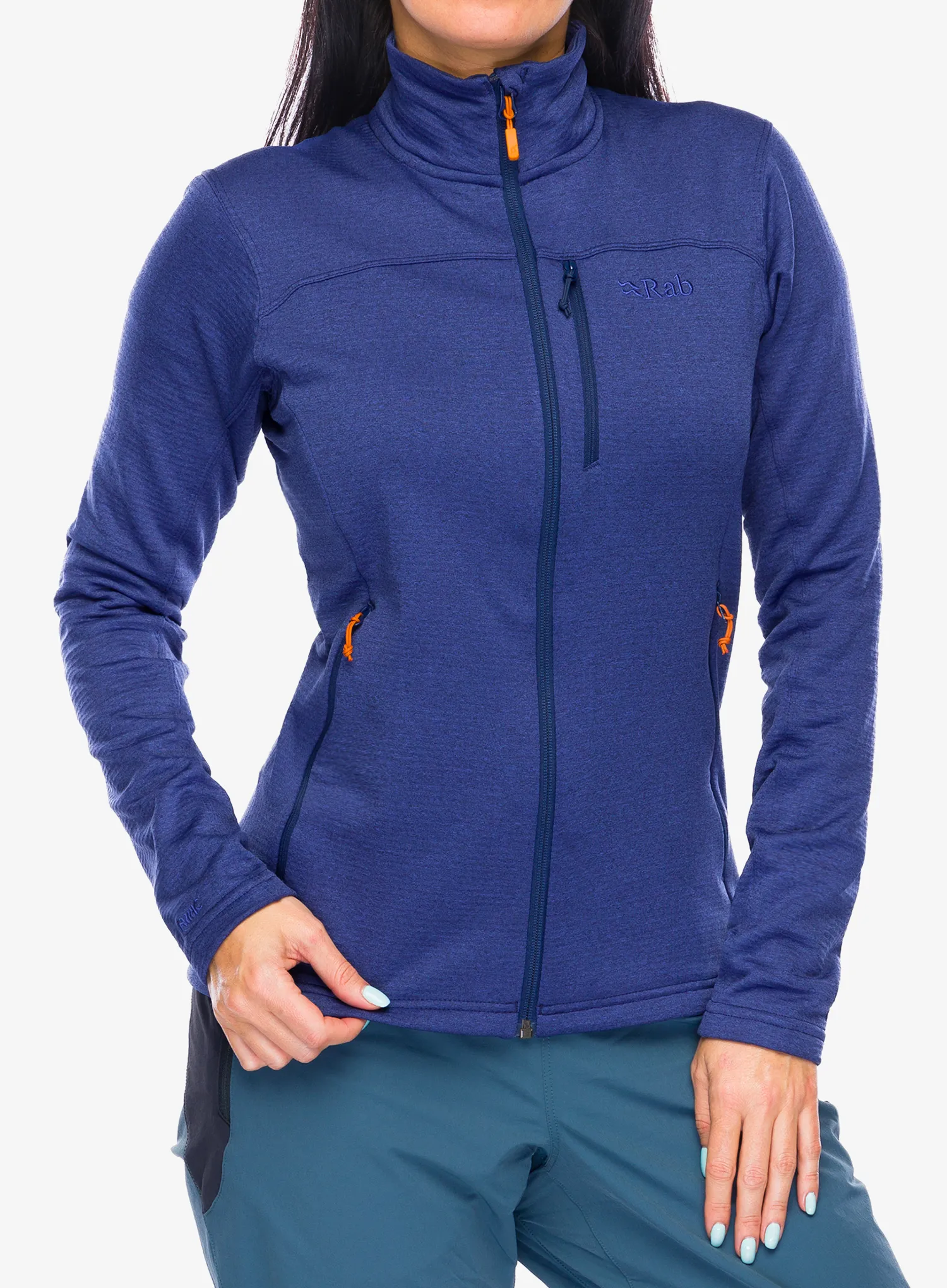 Кофта на замку жіноча Rab Graviton Jacket - patriot blue