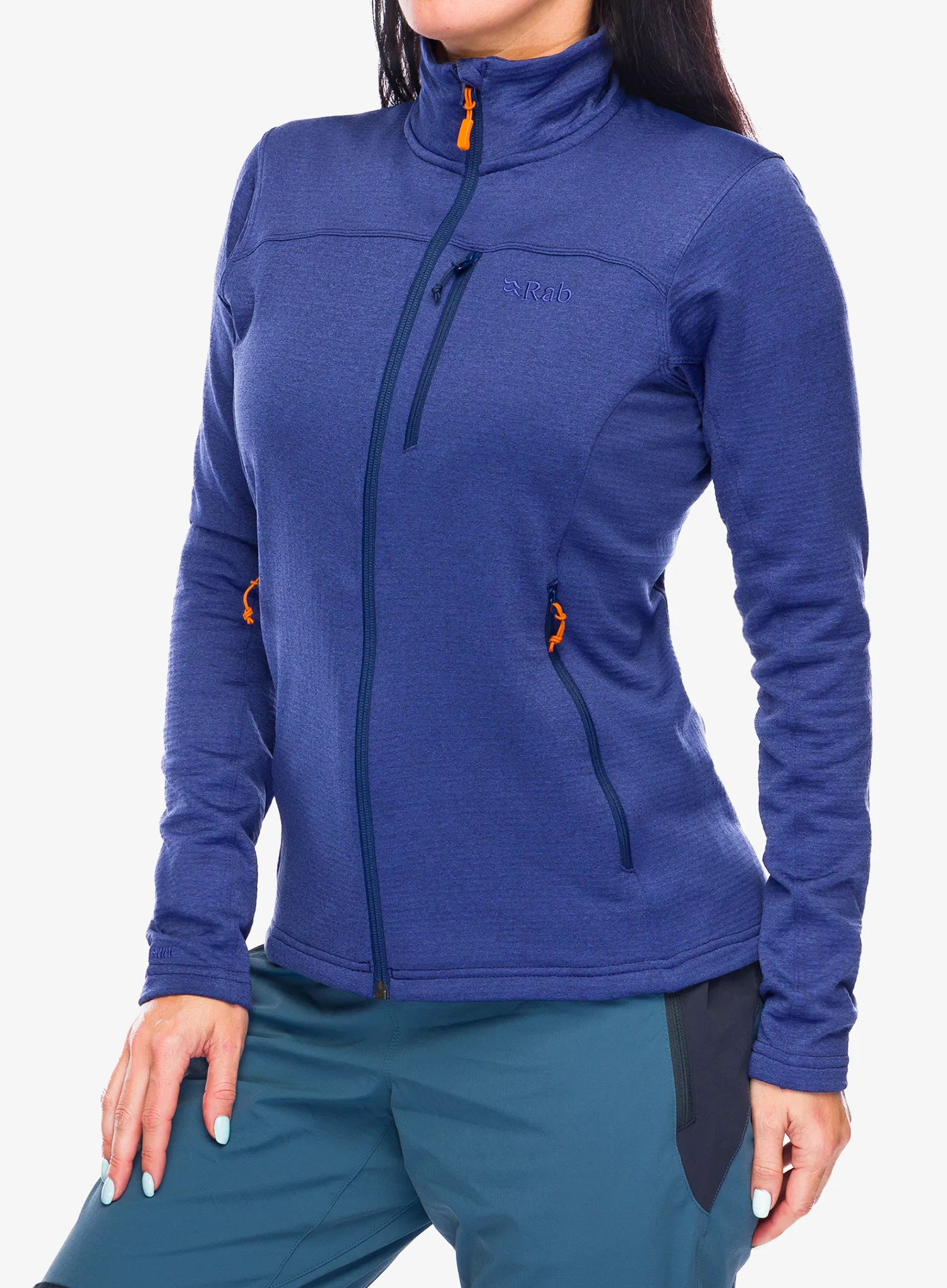 Кофта на замку жіноча Rab Graviton Jacket - patriot blue