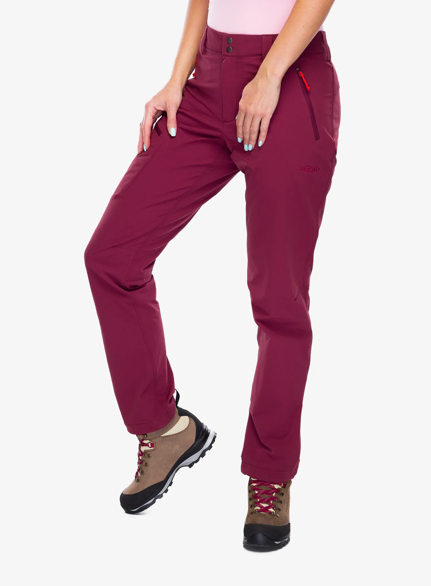 Штани туристичні жіночі Rab Incline Pants - deep heather