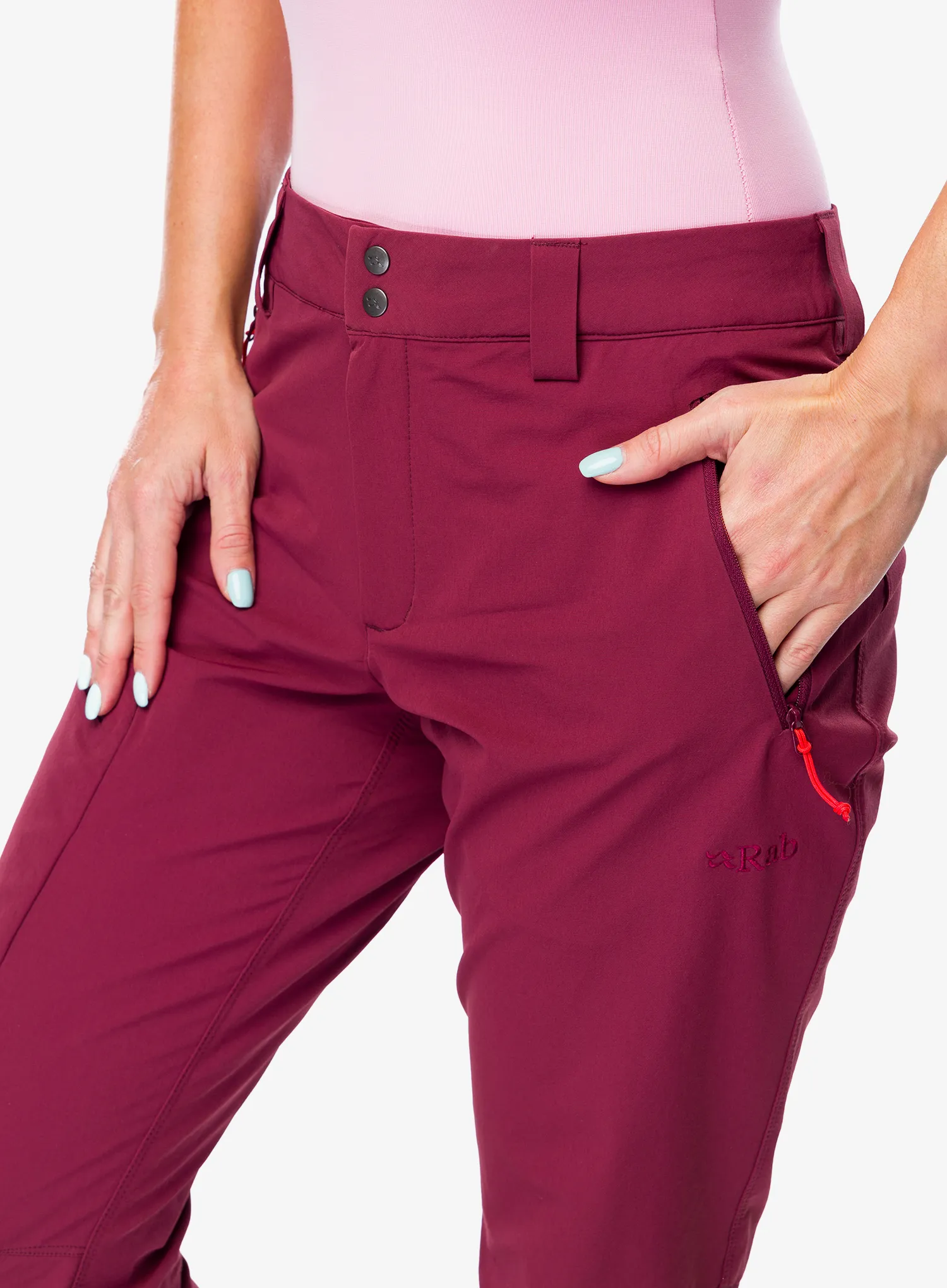 Штани туристичні жіночі Rab Incline Pants - deep heather
