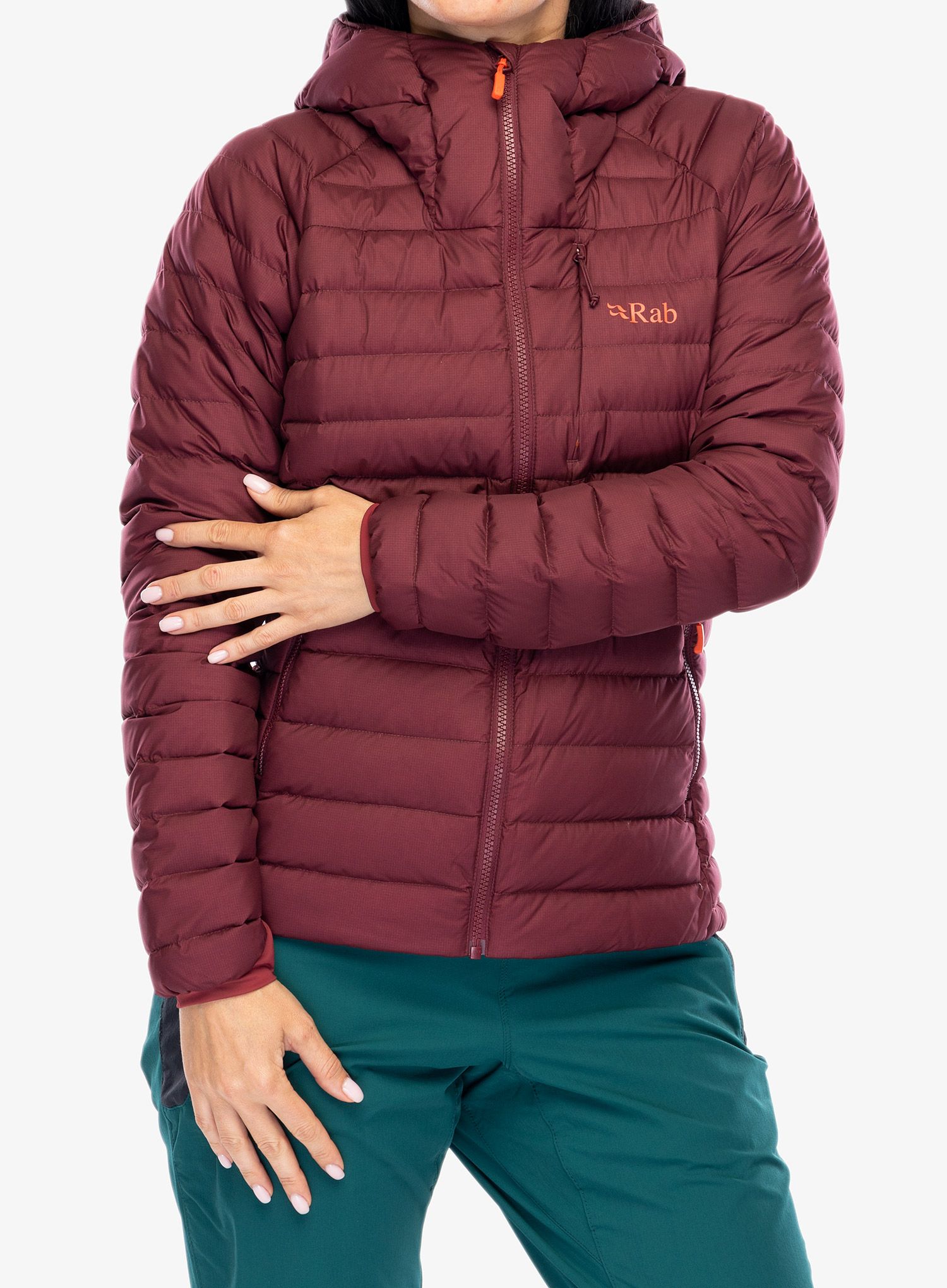 Куртка жіноча Rab Infinity Microlight Jacket - deep heather