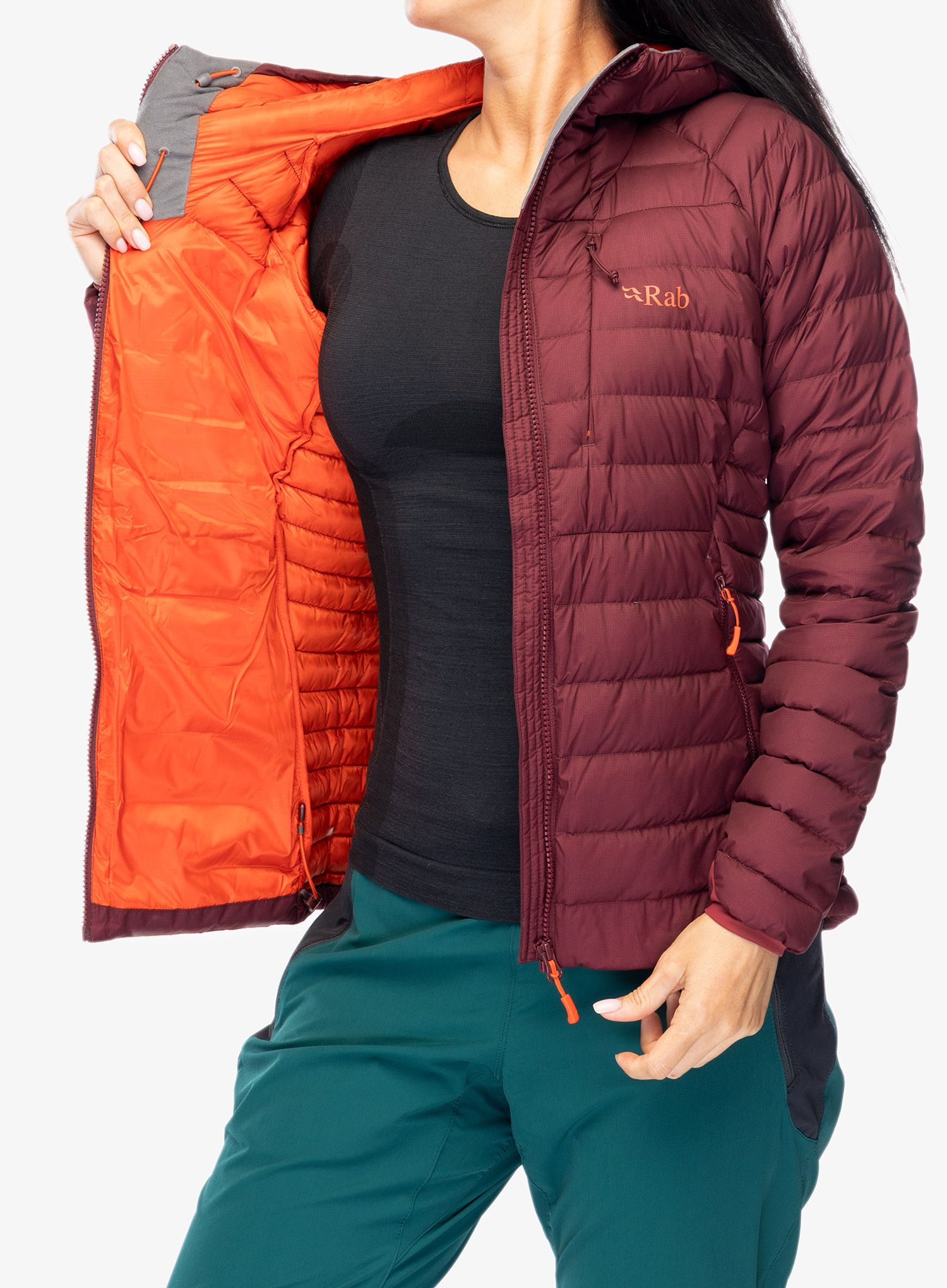 Куртка жіноча Rab Infinity Microlight Jacket - deep heather
