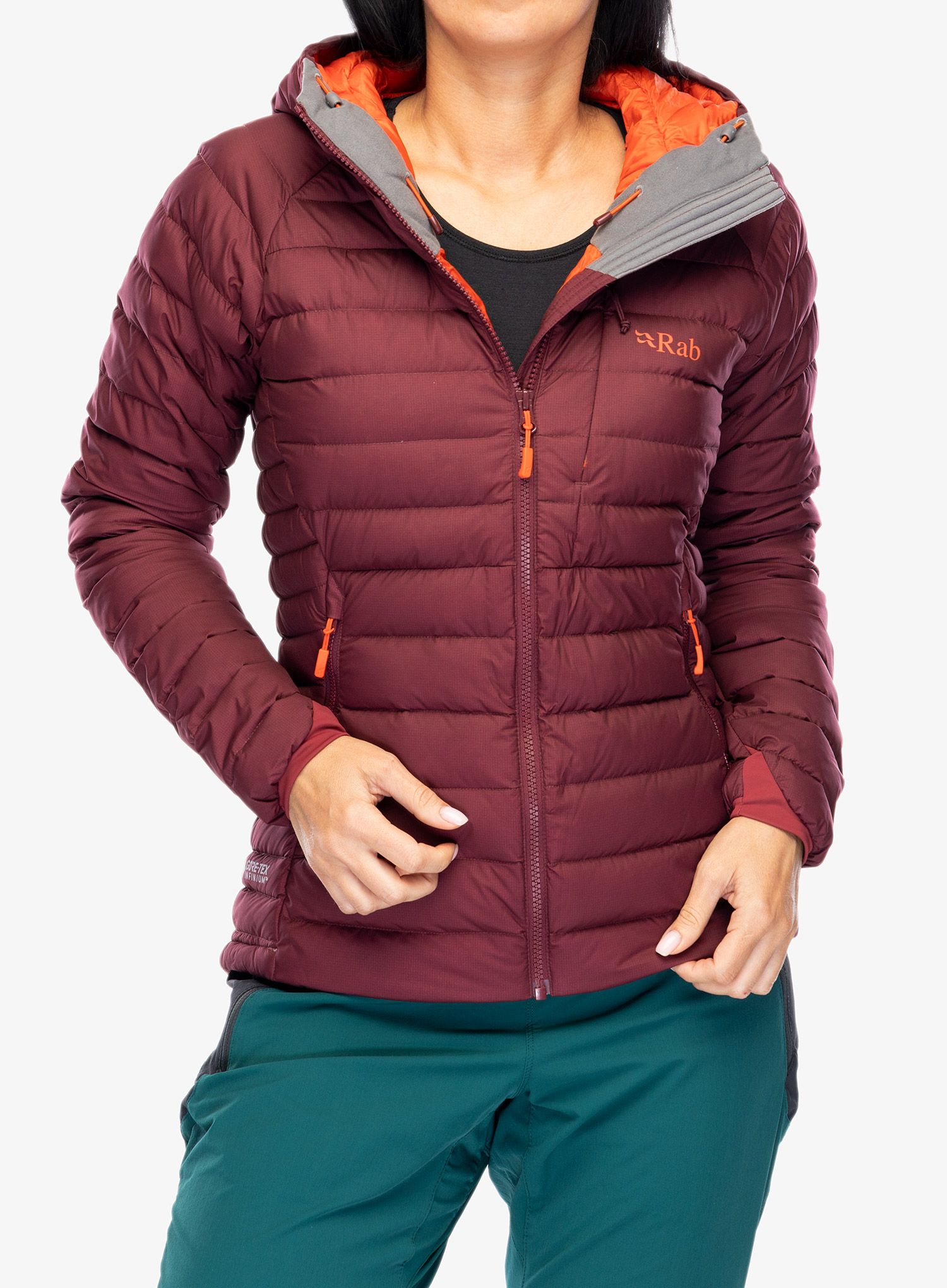 Куртка жіноча Rab Infinity Microlight Jacket - deep heather
