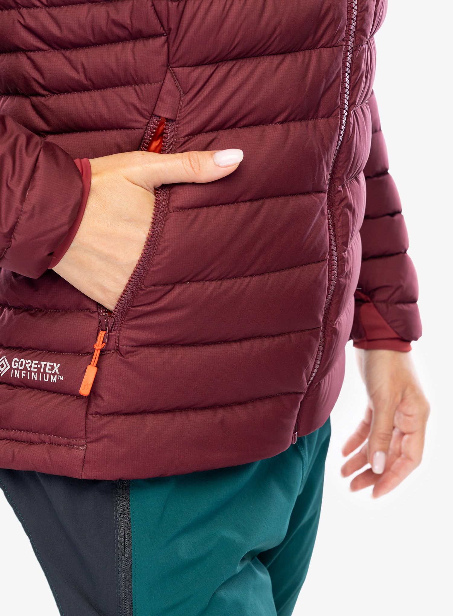 Куртка жіноча Rab Infinity Microlight Jacket - deep heather