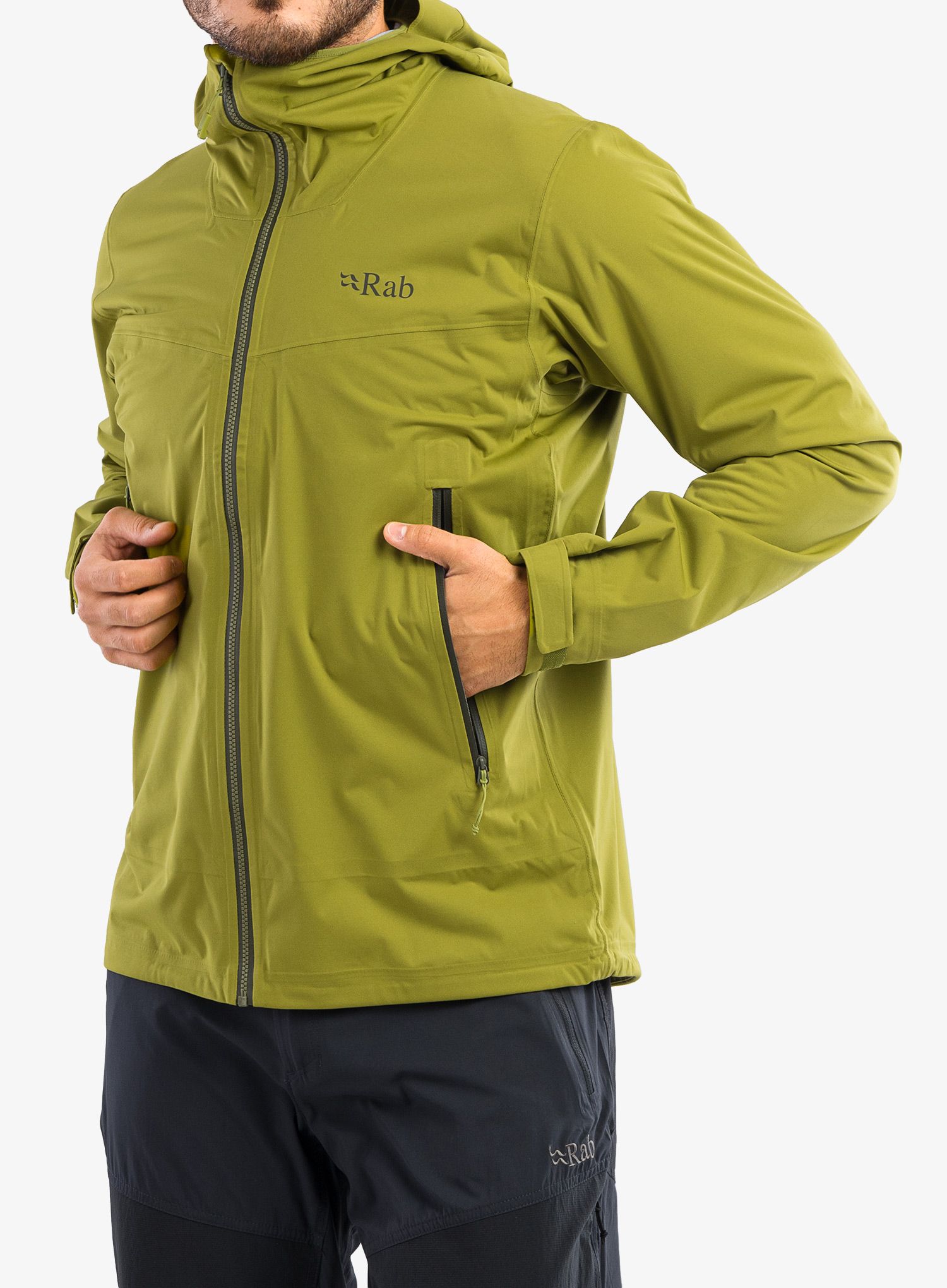 Куртка дощовик Rab Kinetic 2.0 Jacket - aspen green