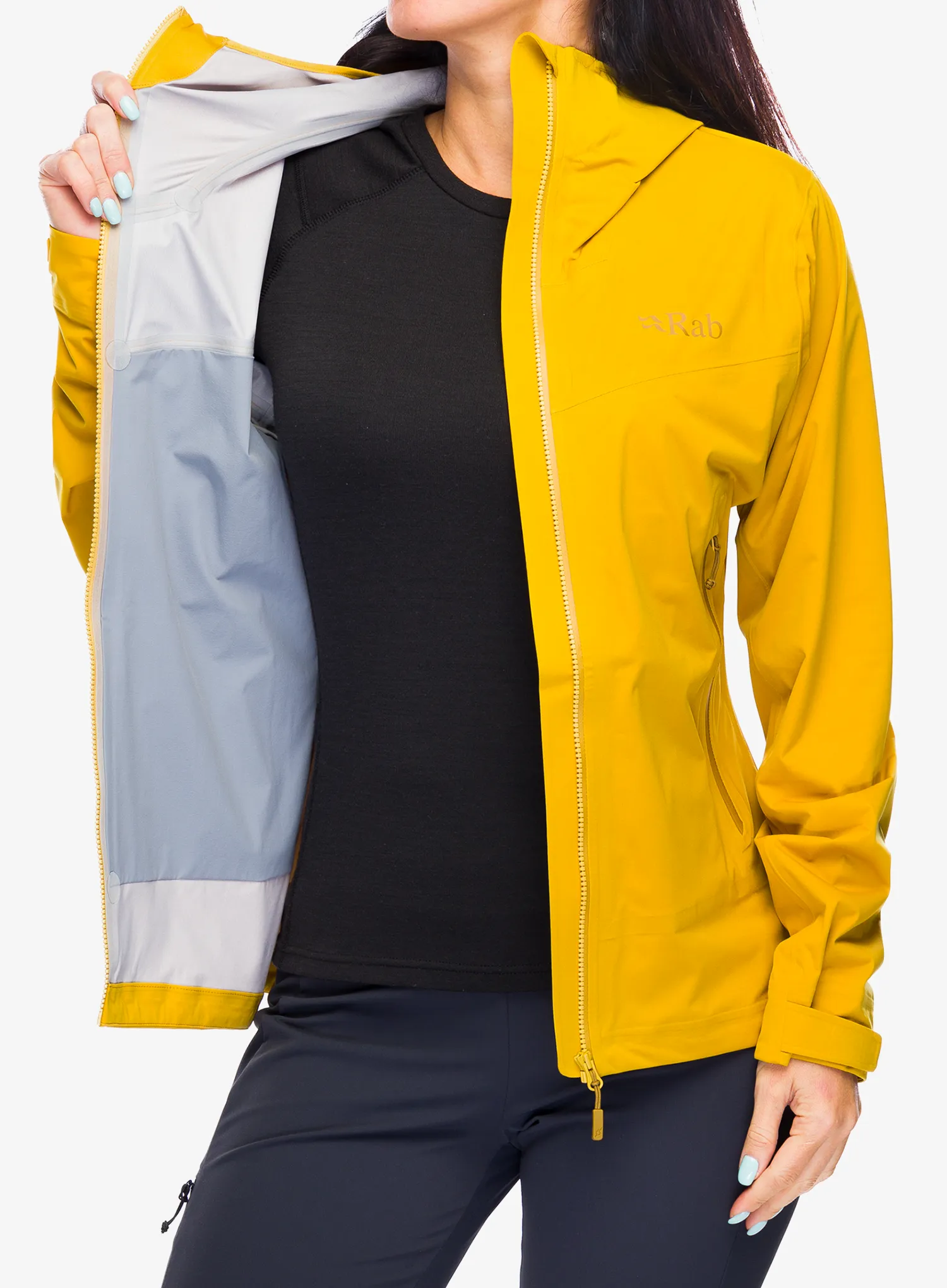 Куртка з мембраною жіноча Rab Kinetic 2.0 Jacket - sahara