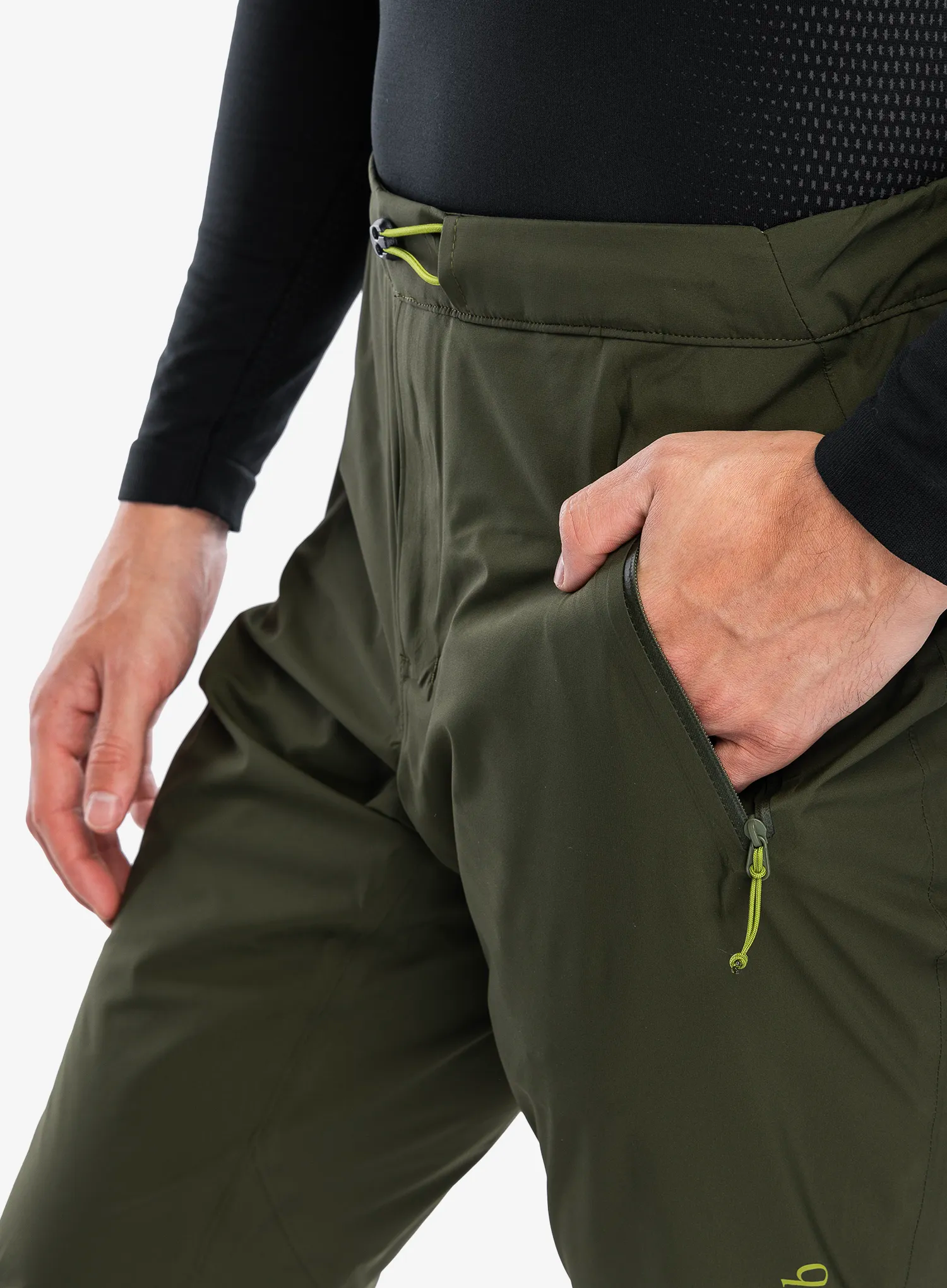 Штани водонепроникні Rab Kinetic 2.0 Pants - army