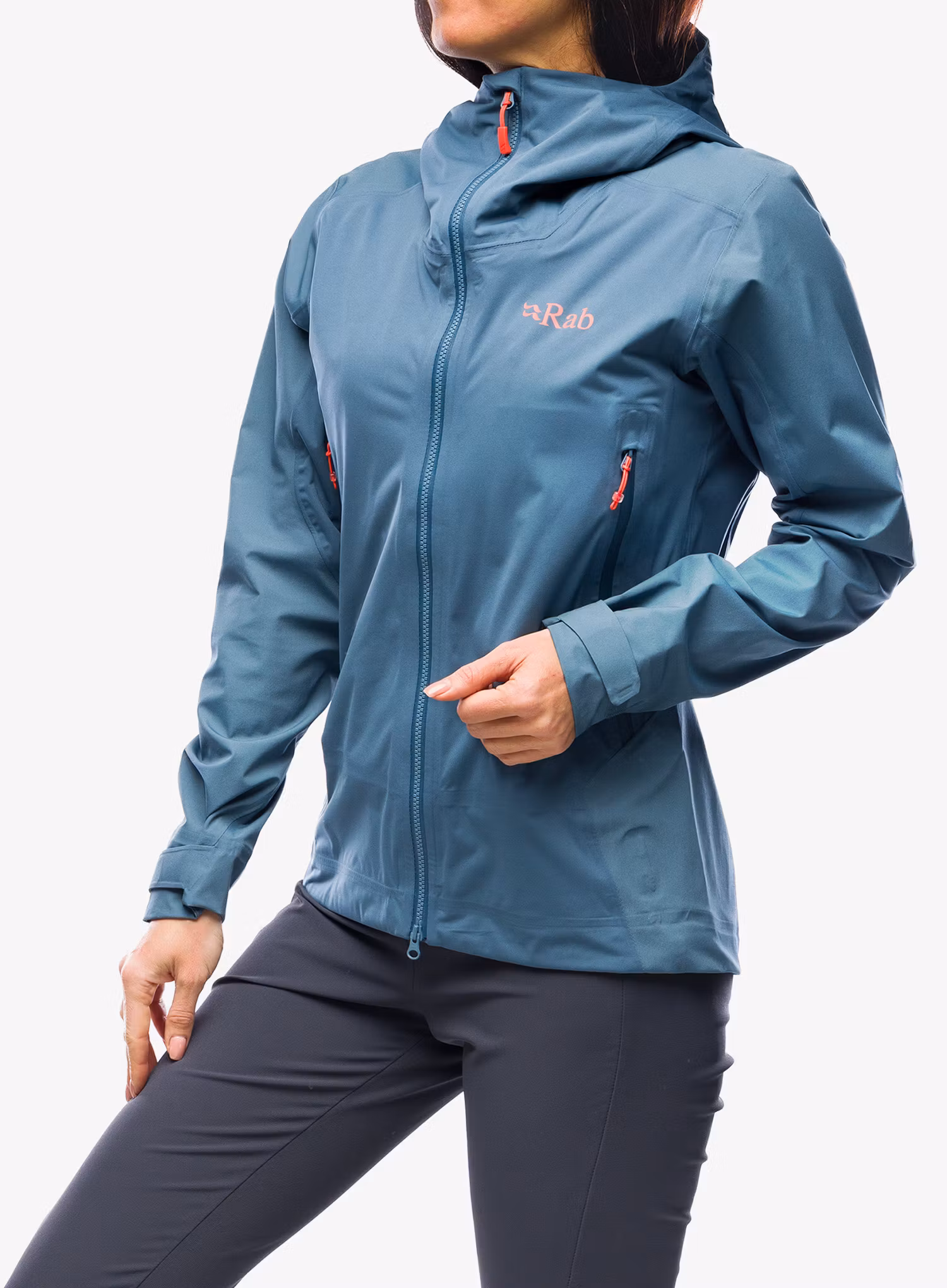 Куртка дощовик жіноча Rab Kinetic Alpine 2.0 Jacket - orion blue