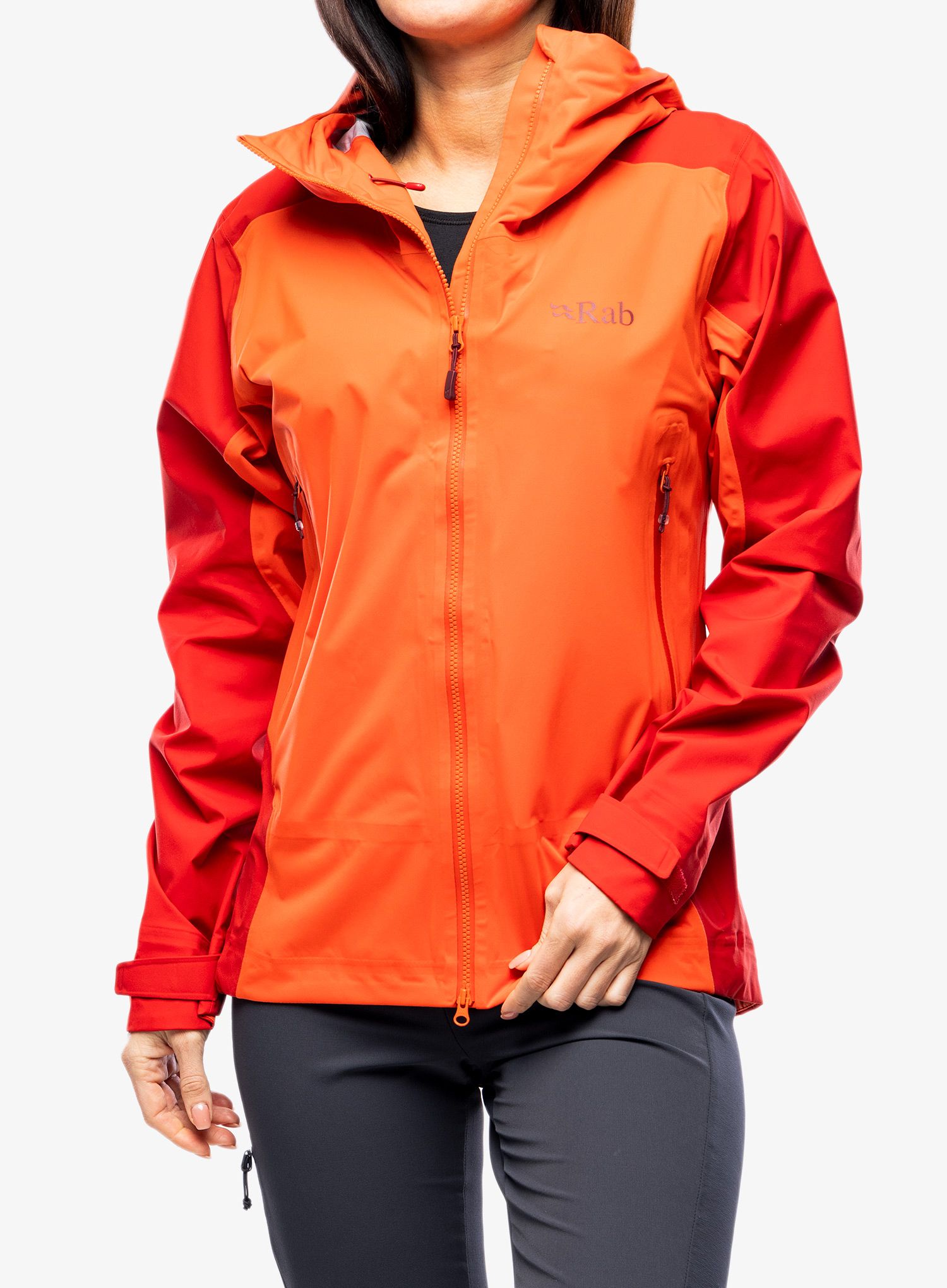 Куртка дощовик жіноча Rab Kinetic Alpine 2.0 Jacket - red grapefruit