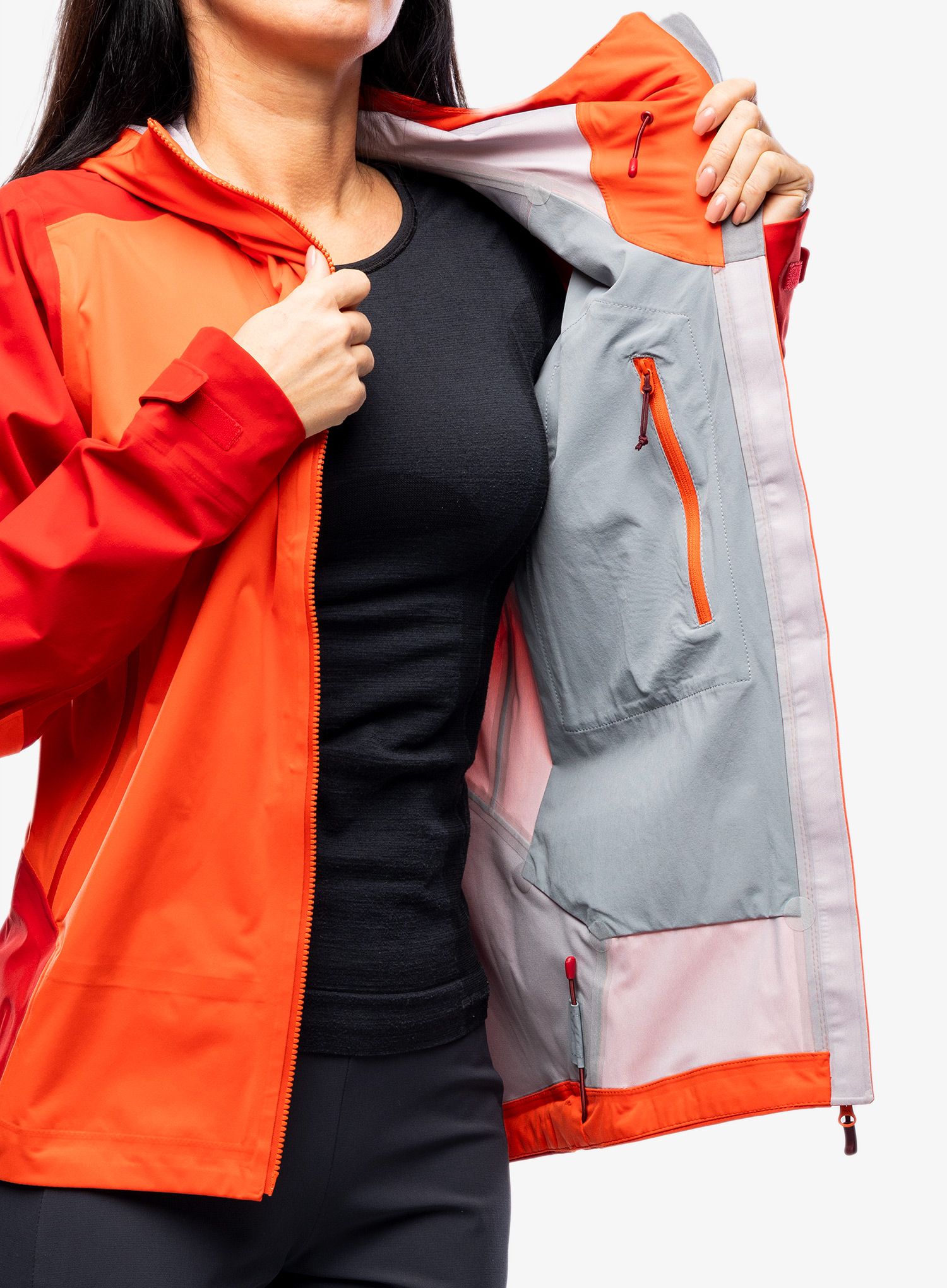Куртка дощовик жіноча Rab Kinetic Alpine 2.0 Jacket - red grapefruit