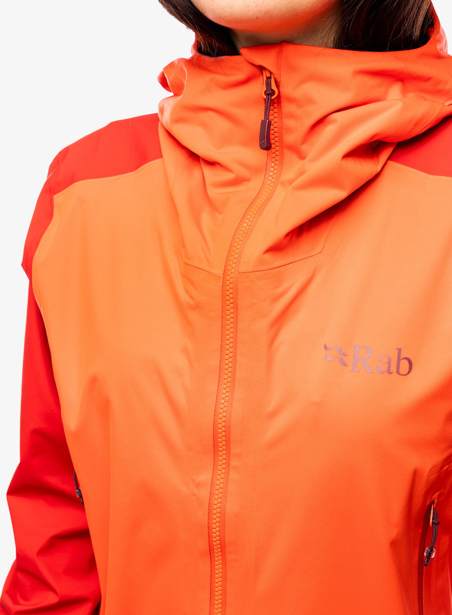 Куртка дощовик жіноча Rab Kinetic Alpine 2.0 Jacket - red grapefruit