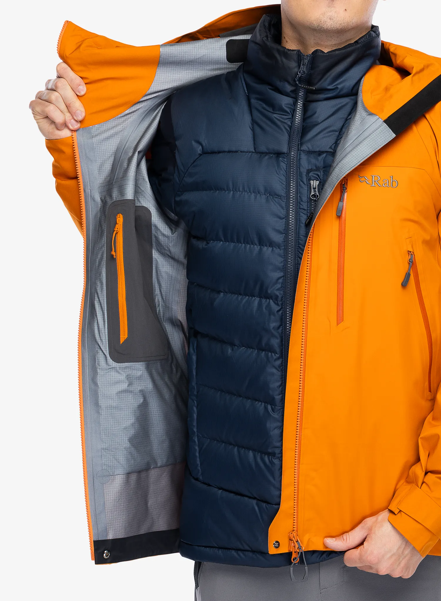 Куртка дощовик Rab Latok Mountain GTX Jacket - marmalade