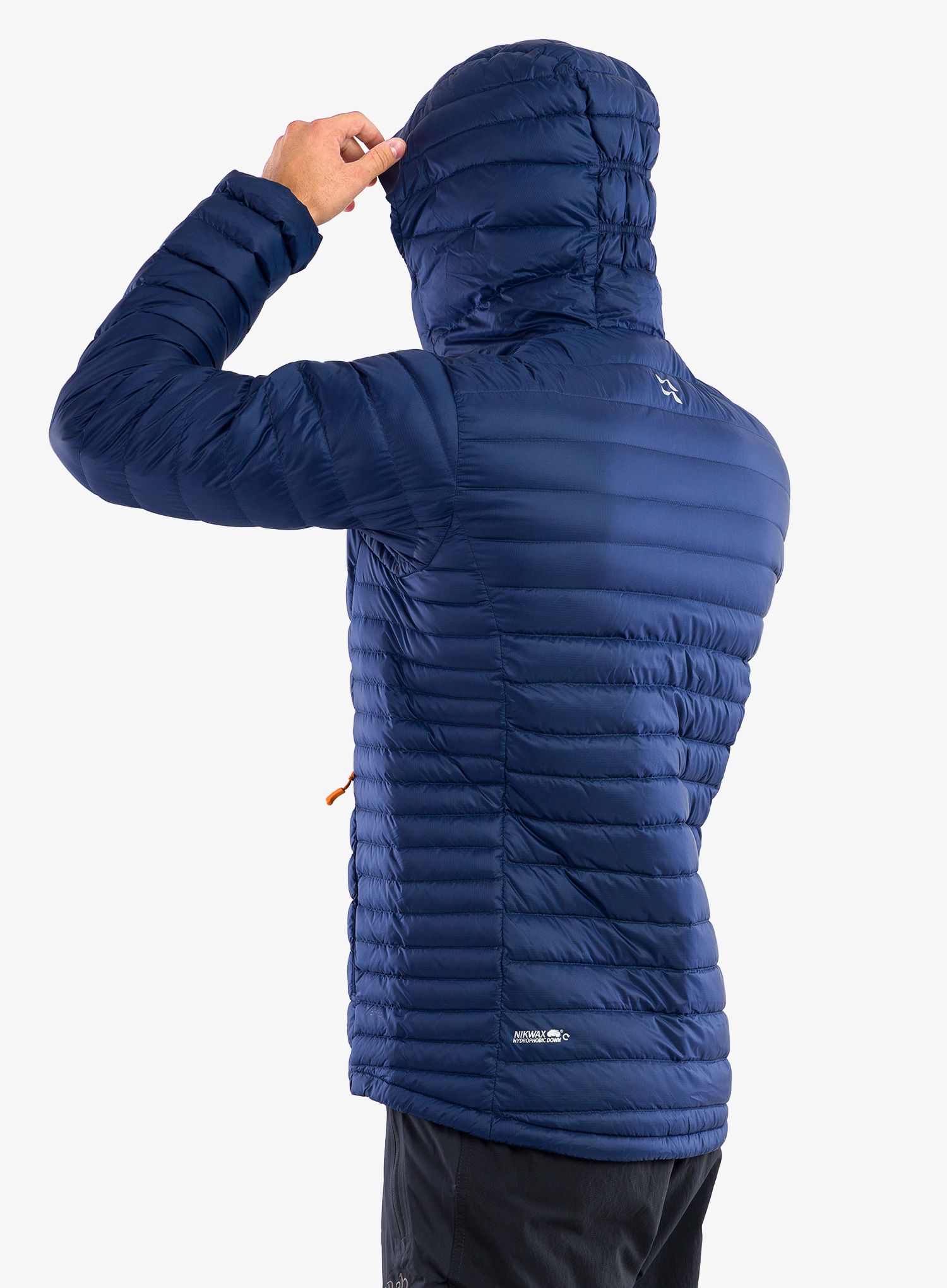 Пуховик Rab Microlight Alpine Jacket - deep ink/marmalade