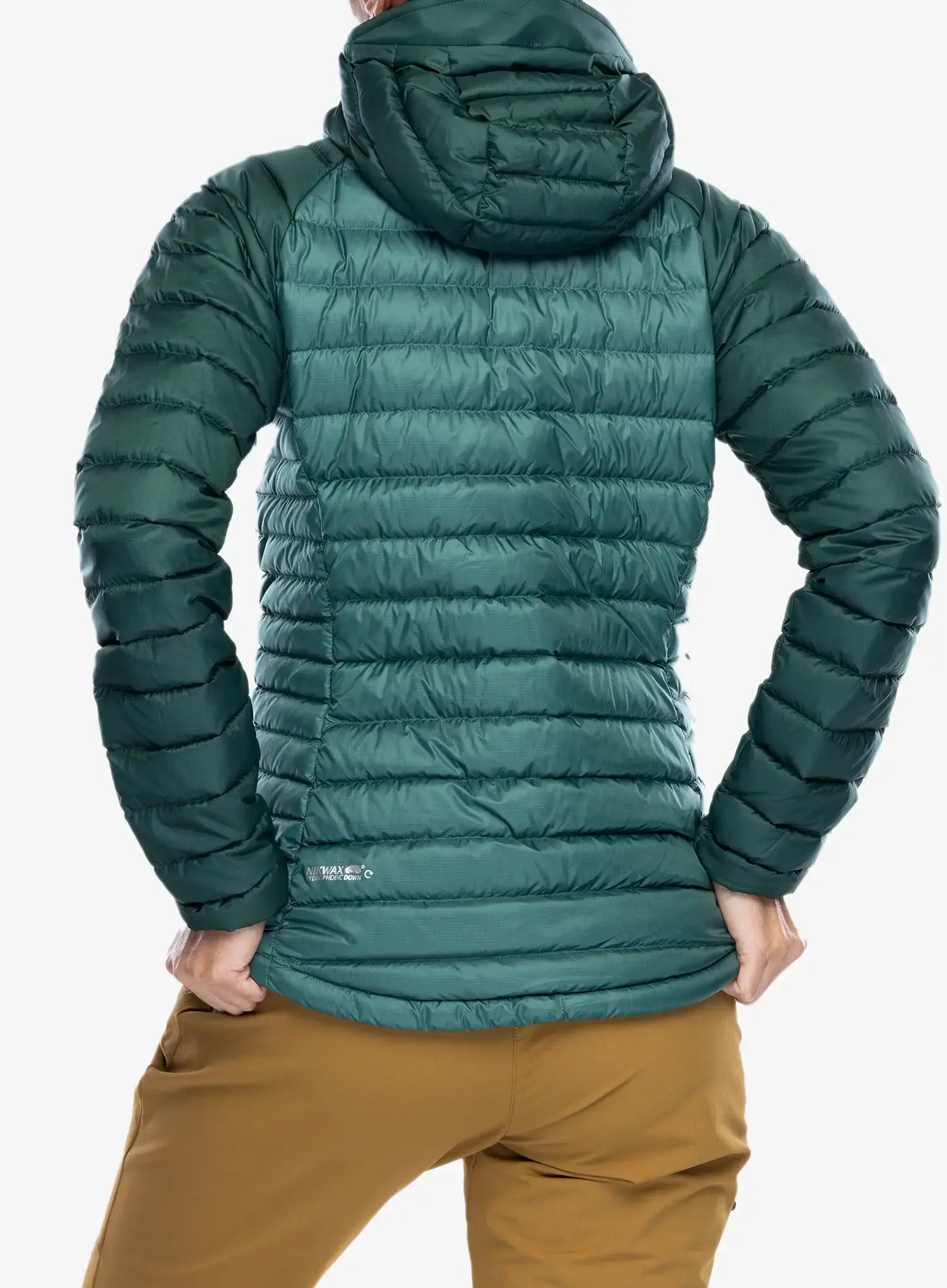 Пуховик жіноча Rab Microlight Alpine Jacket - green slate/eucalyptus