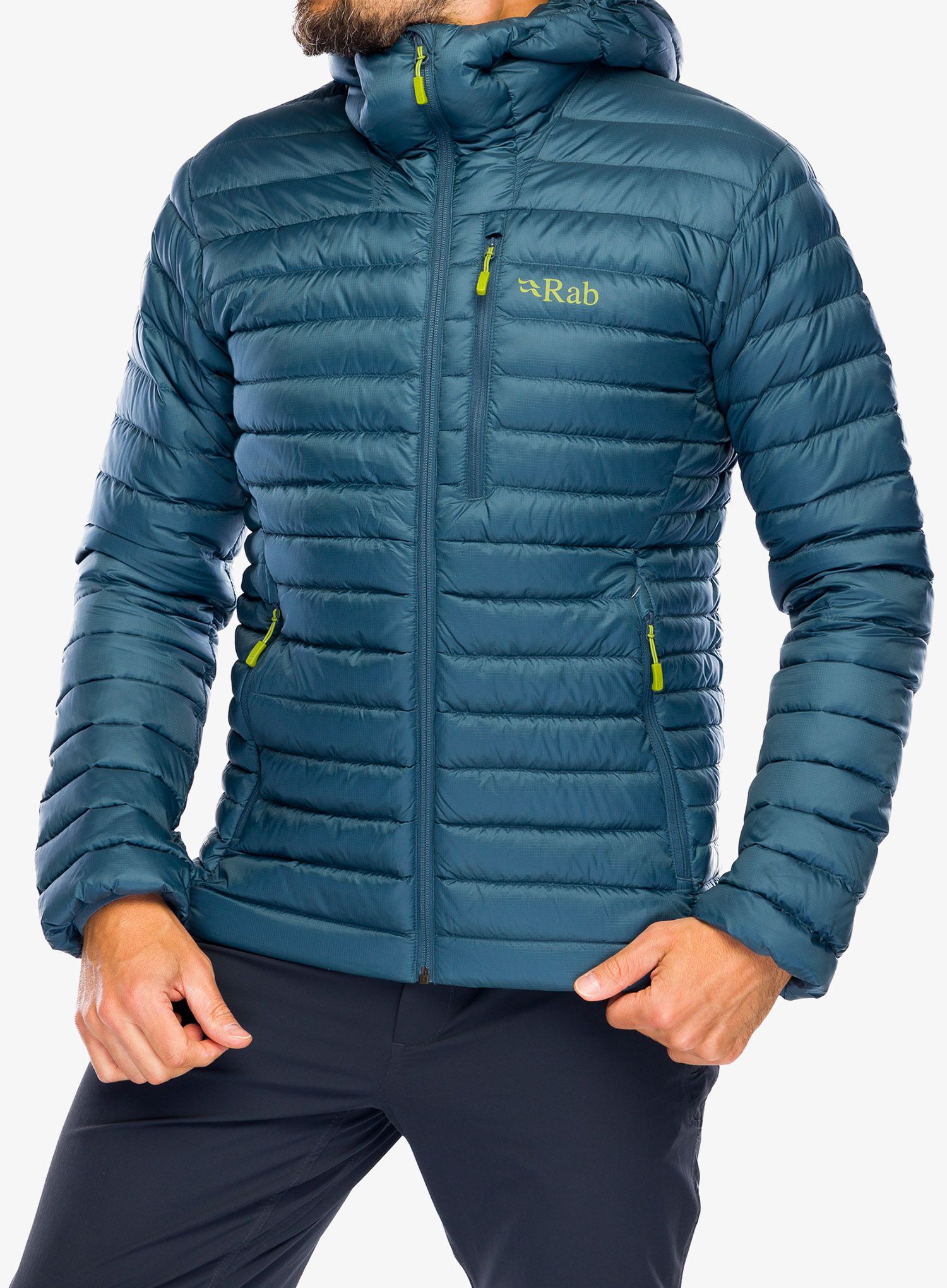 Пуховик Rab Microlight Alpine Jacket - orion blue