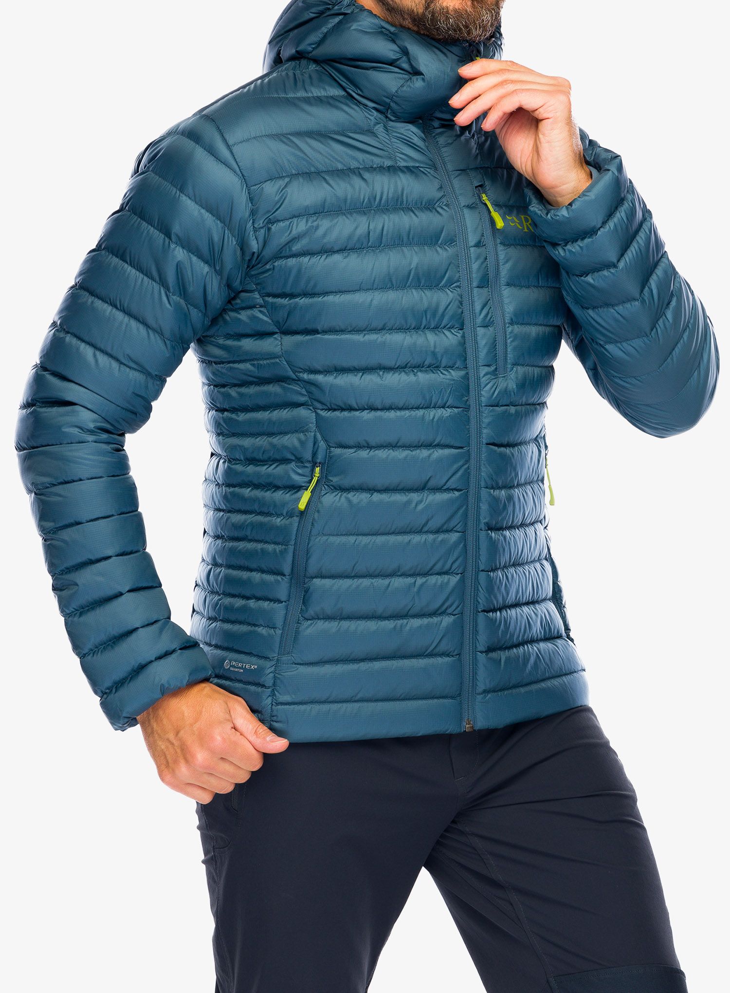 Пуховик Rab Microlight Alpine Jacket - orion blue