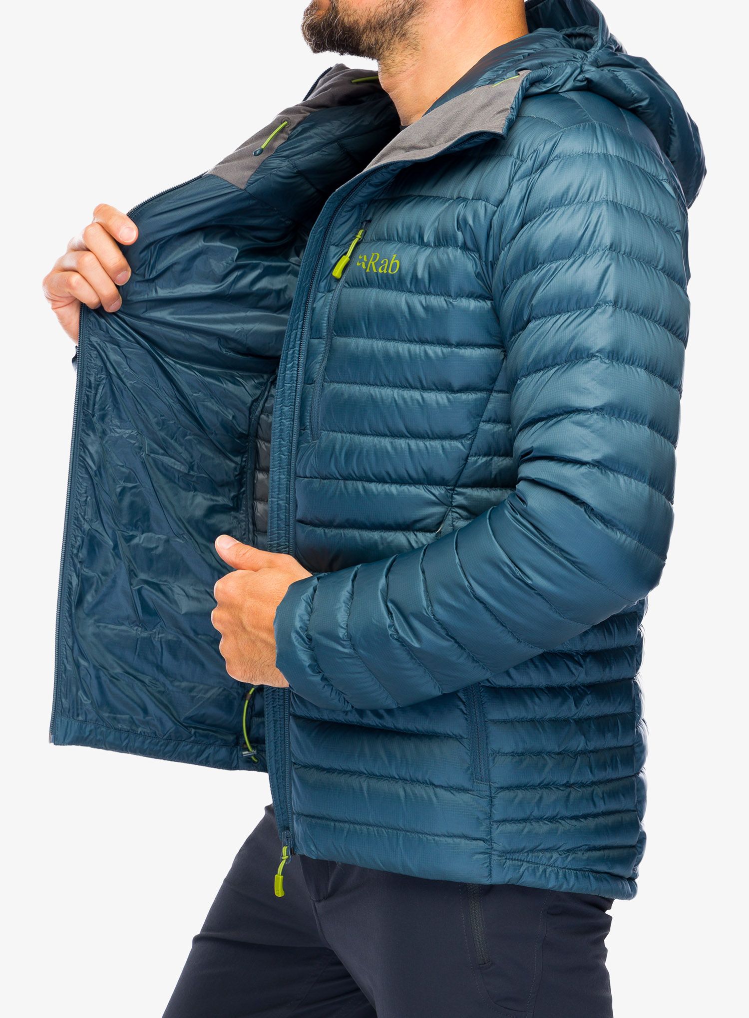 Пуховик Rab Microlight Alpine Jacket - orion blue