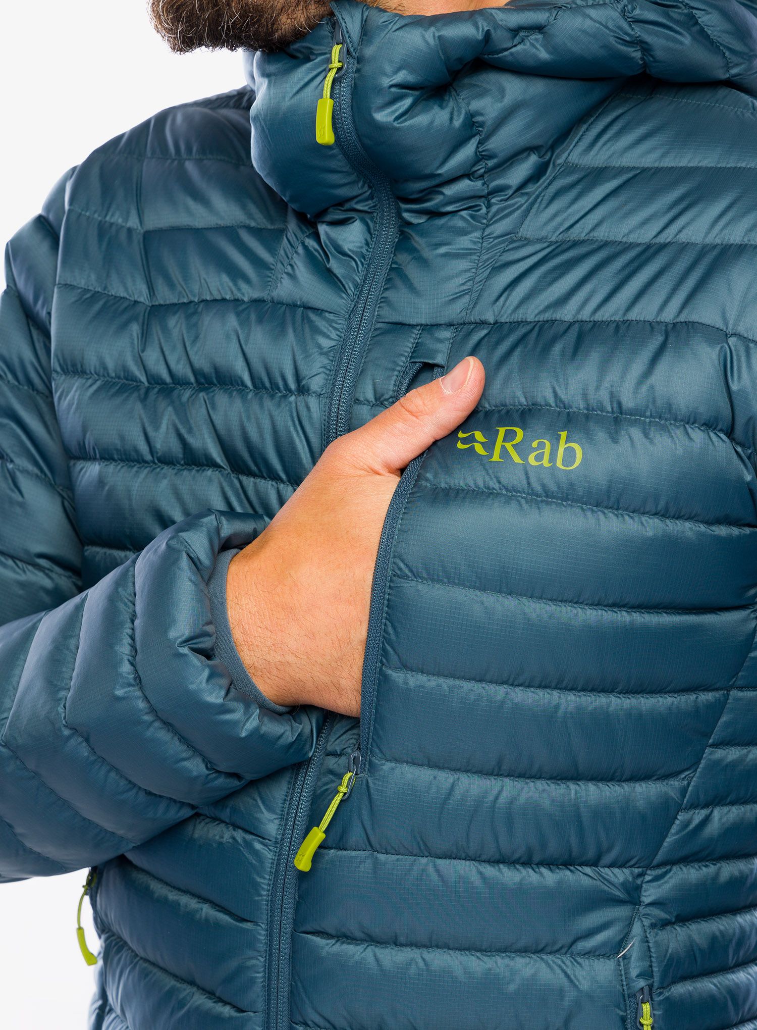 Пуховик Rab Microlight Alpine Jacket - orion blue