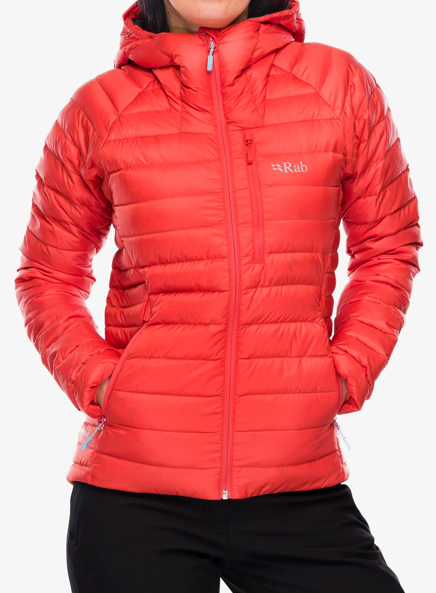 Пуховик жіноча Rab Microlight Alpine Jacket - red grapefruit