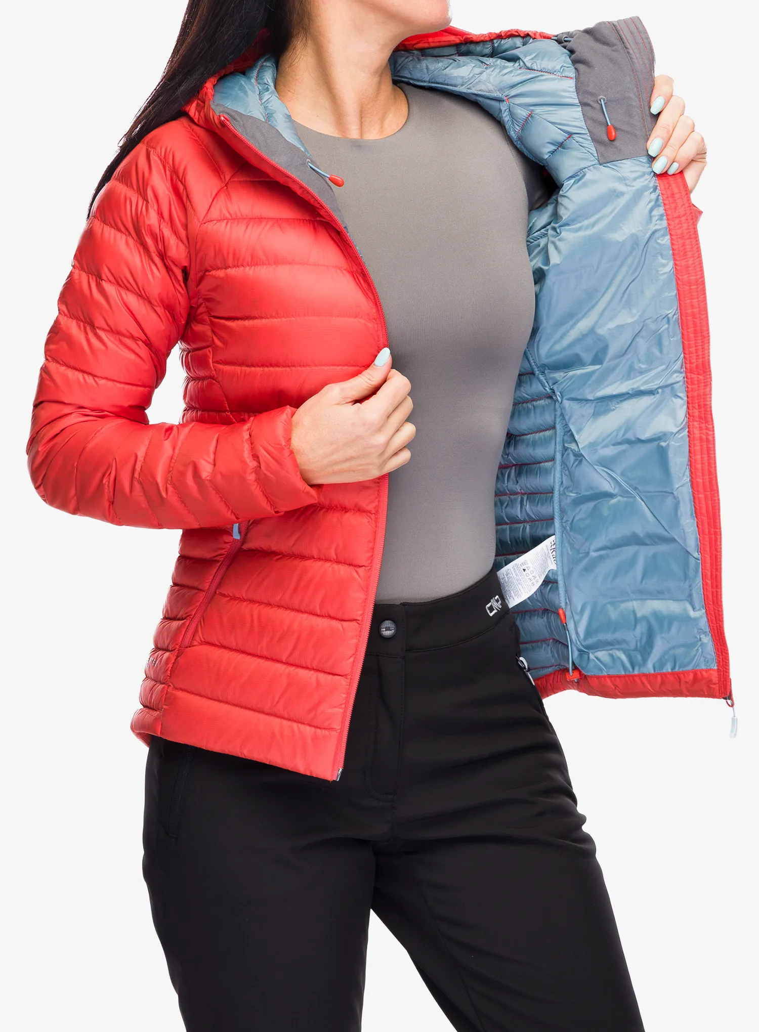 Пуховик жіноча Rab Microlight Alpine Jacket - red grapefruit