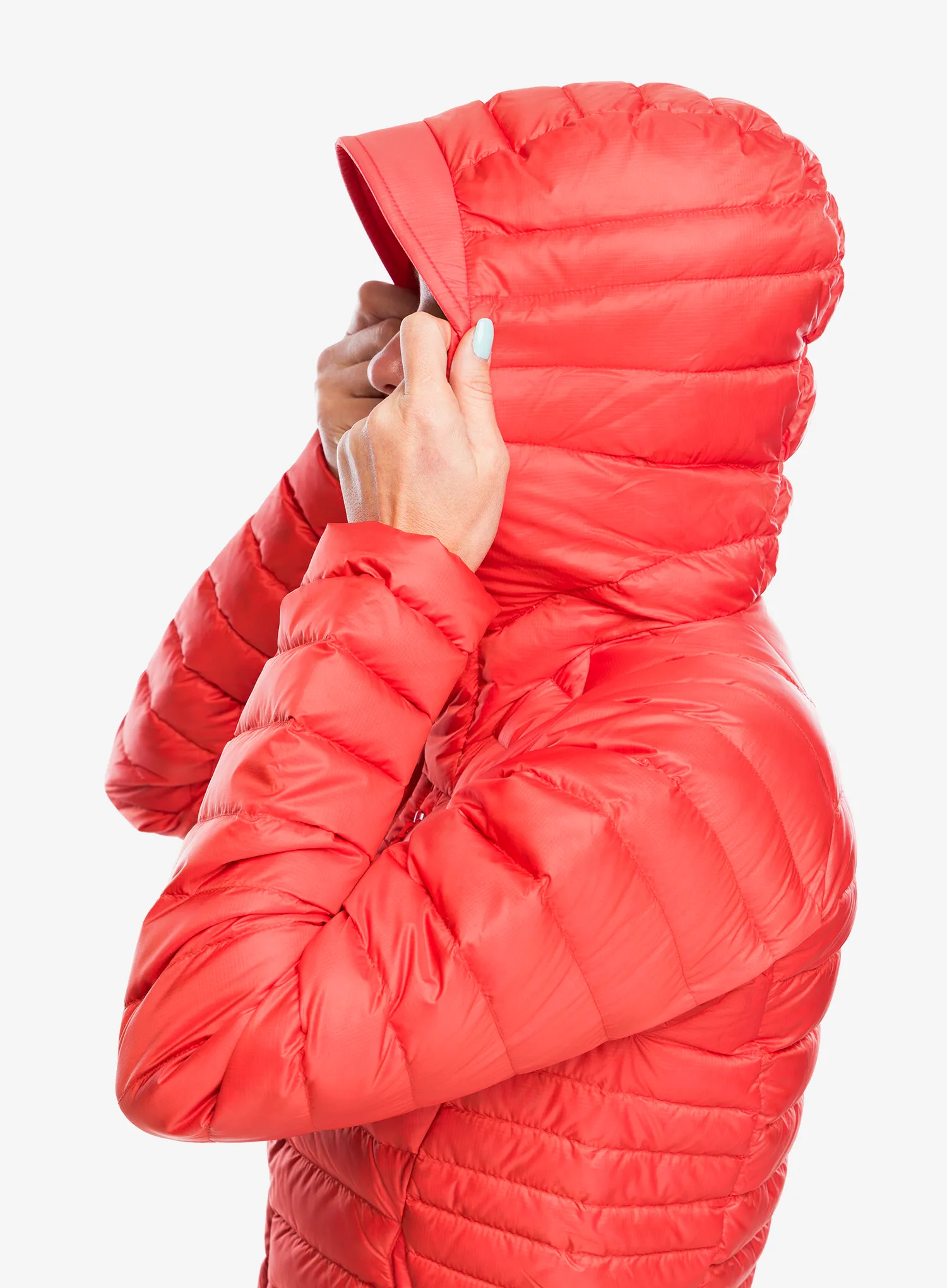 Пуховик жіноча Rab Microlight Alpine Jacket - red grapefruit