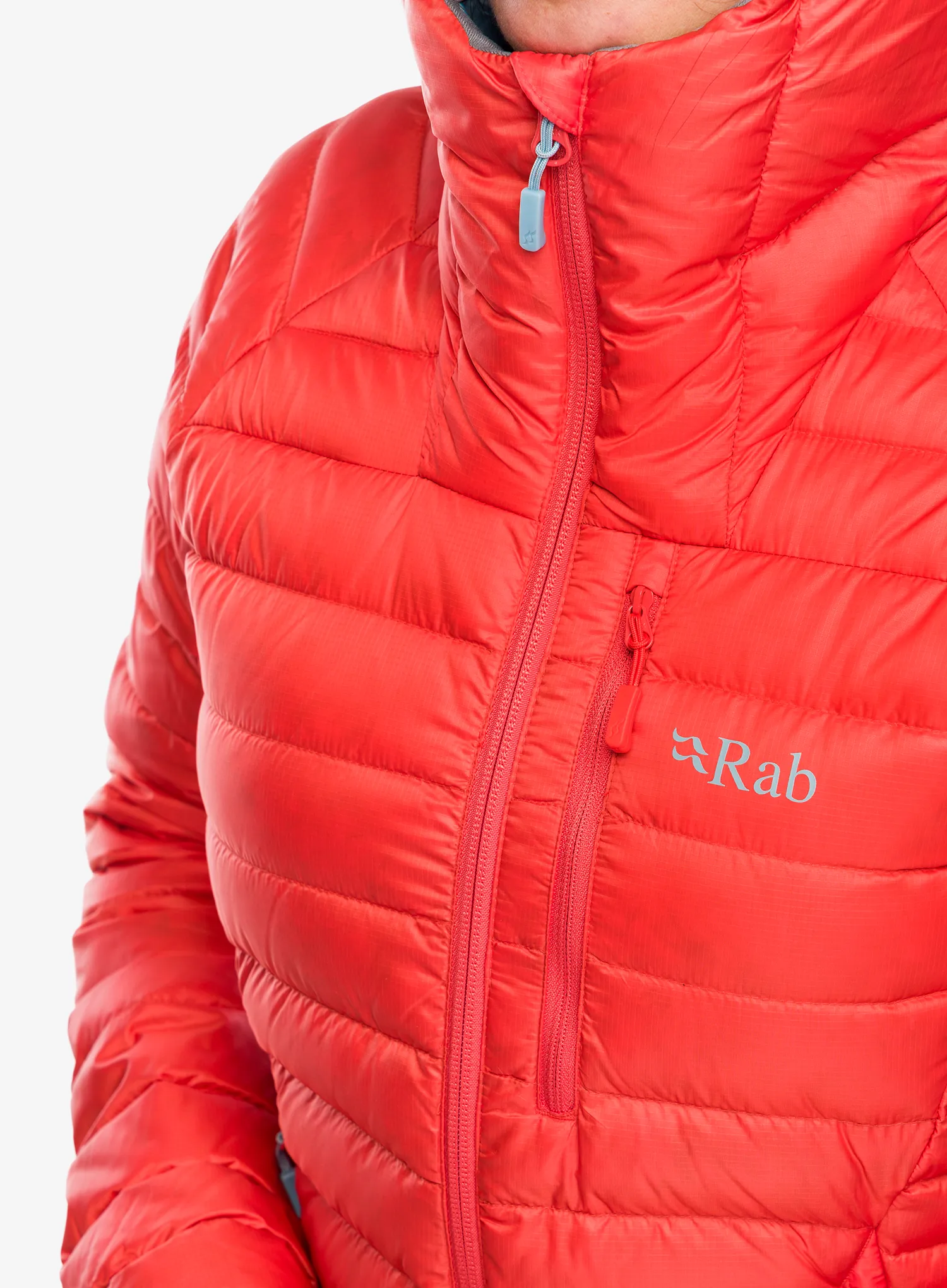 Пуховик жіноча Rab Microlight Alpine Jacket - red grapefruit
