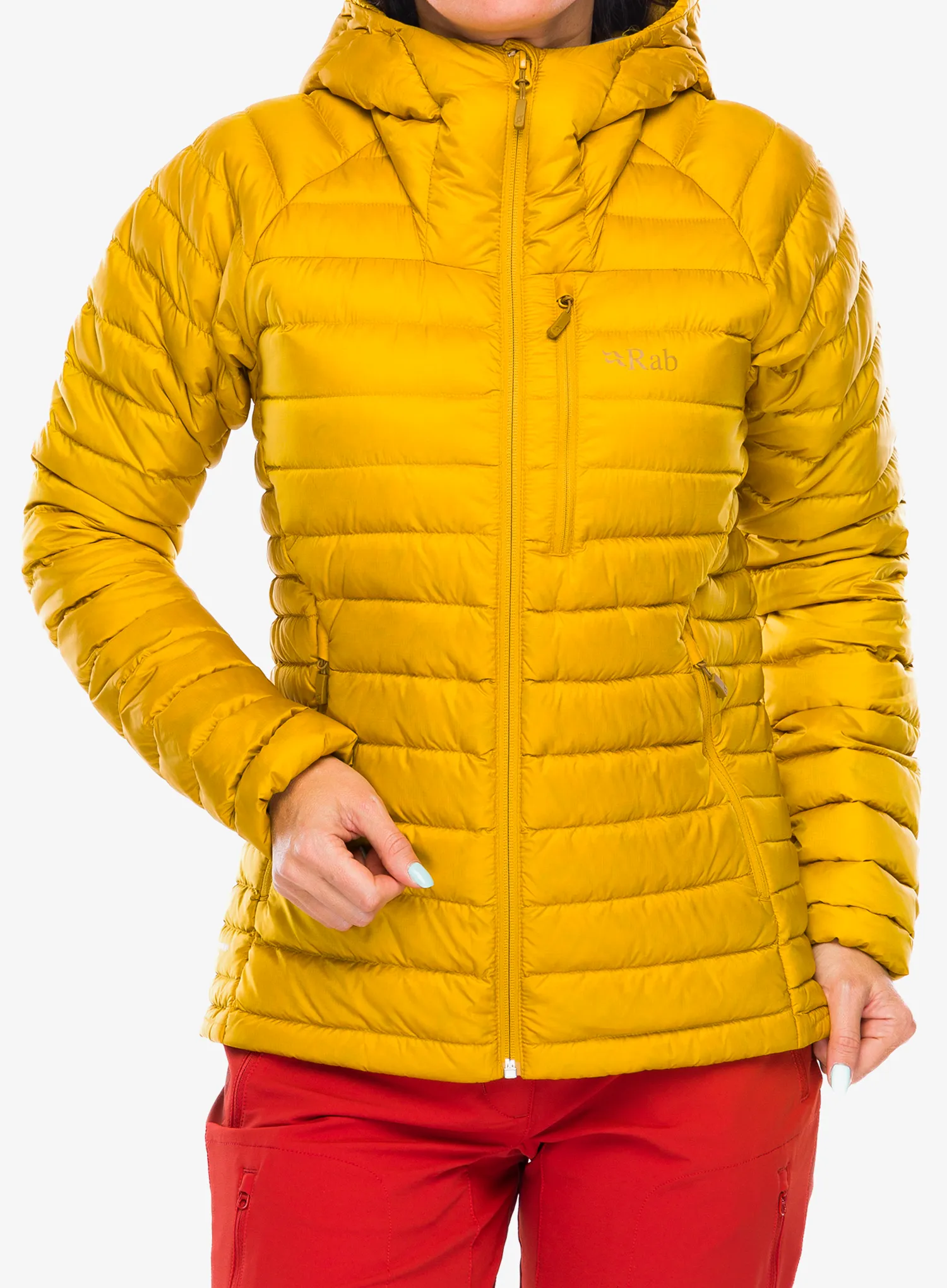 Пуховик жіноча Rab Microlight Alpine Jacket - sahara