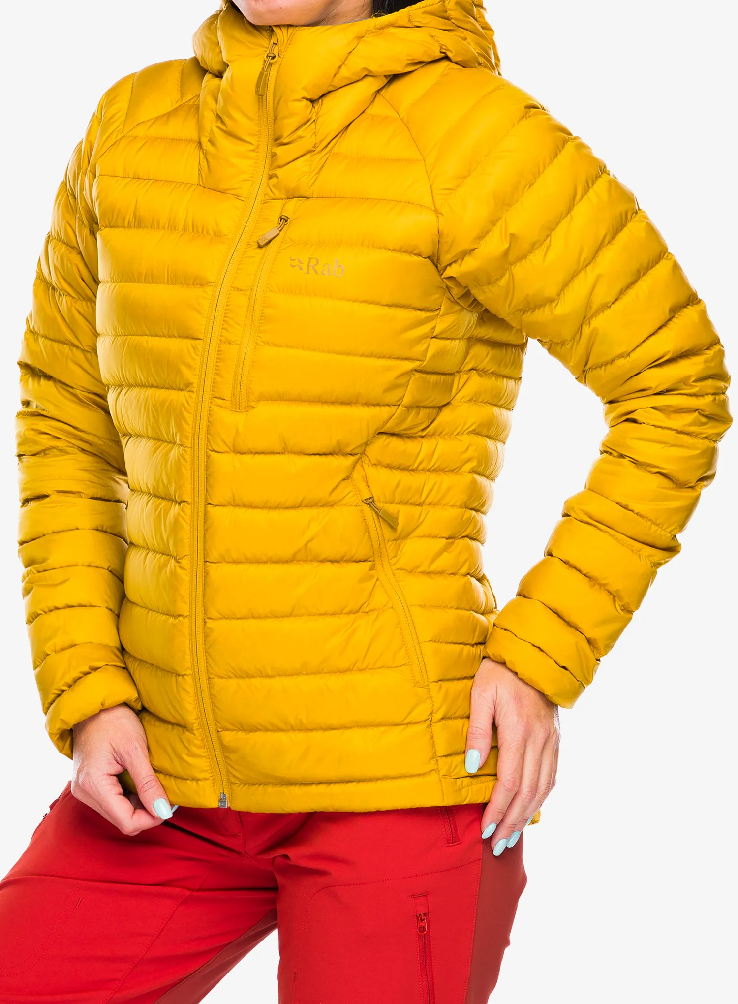 Пуховик жіноча Rab Microlight Alpine Jacket - sahara