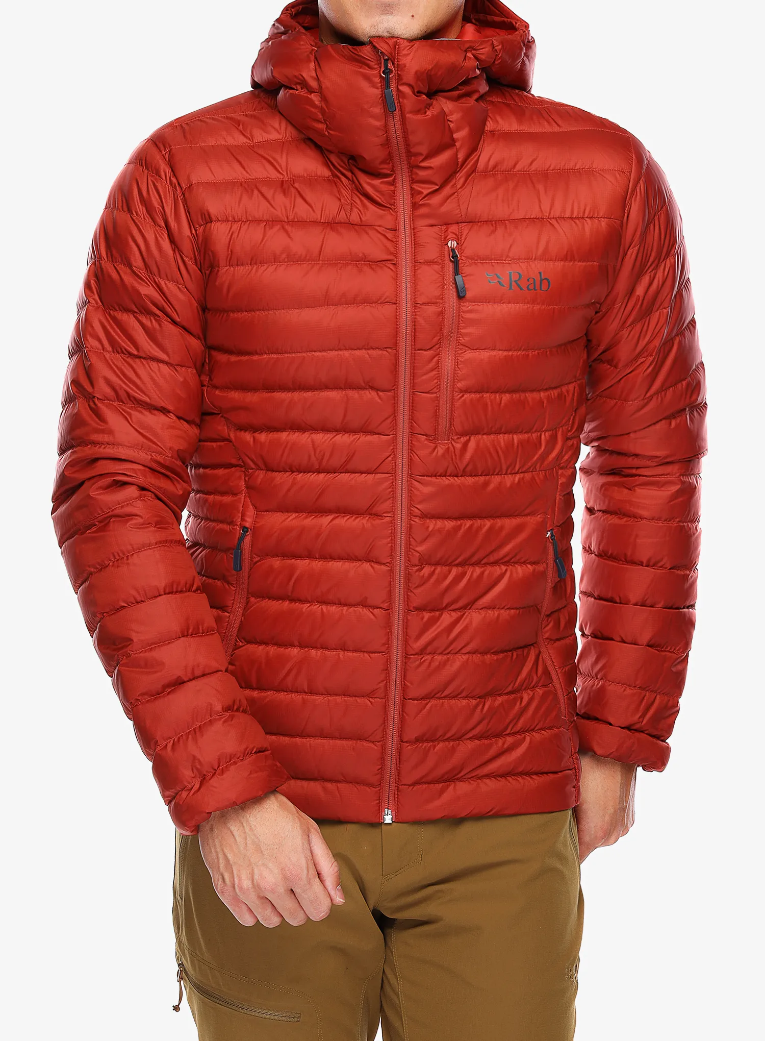 Пуховик Rab Microlight Alpine Jacket - tuscan red