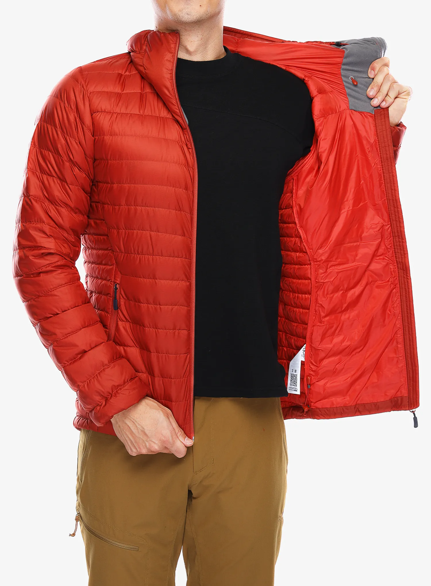 Пуховик Rab Microlight Alpine Jacket - tuscan red