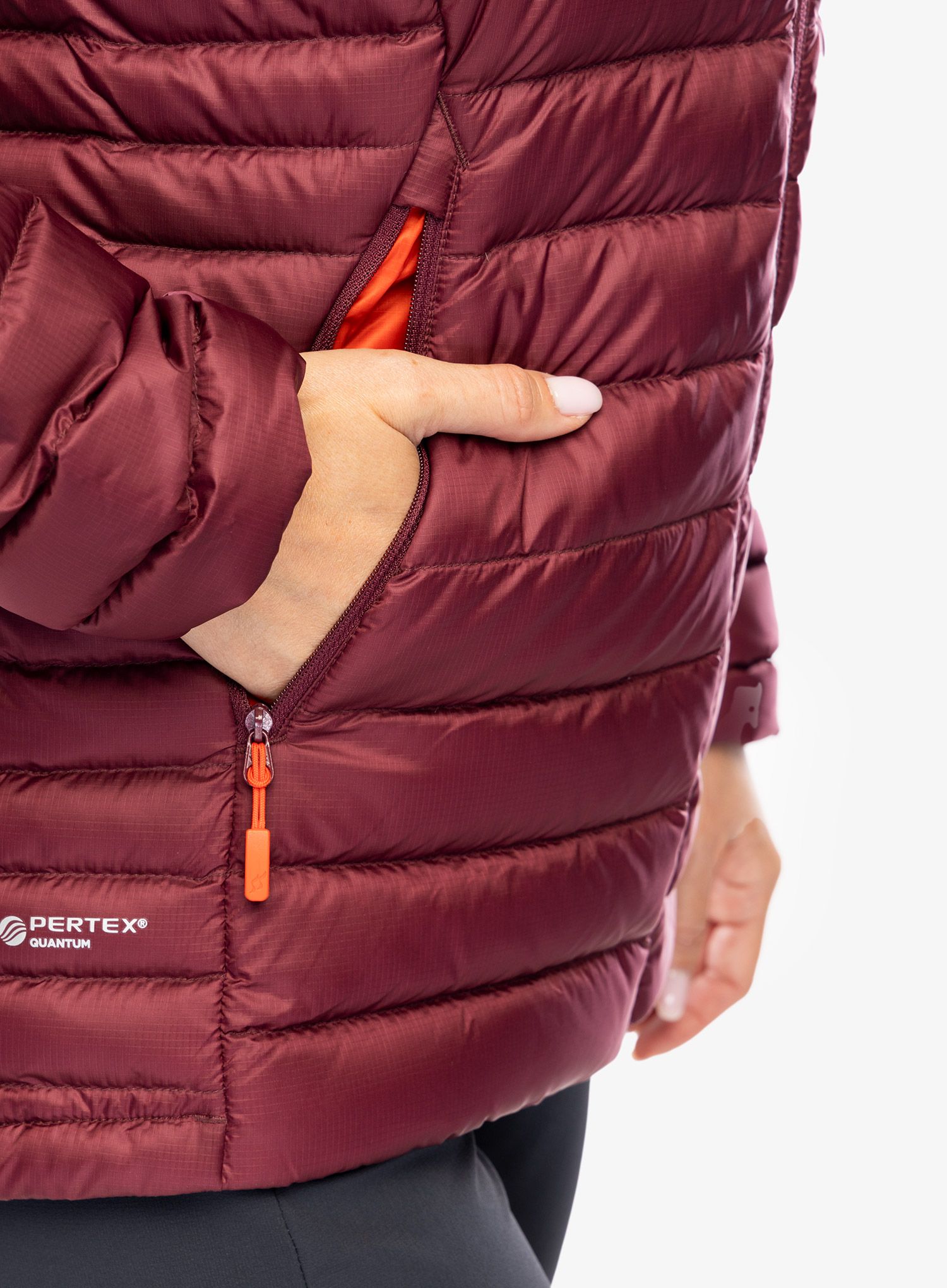 Куртка жіноча Rab Microlight Alpine Long Jacket - deep heather
