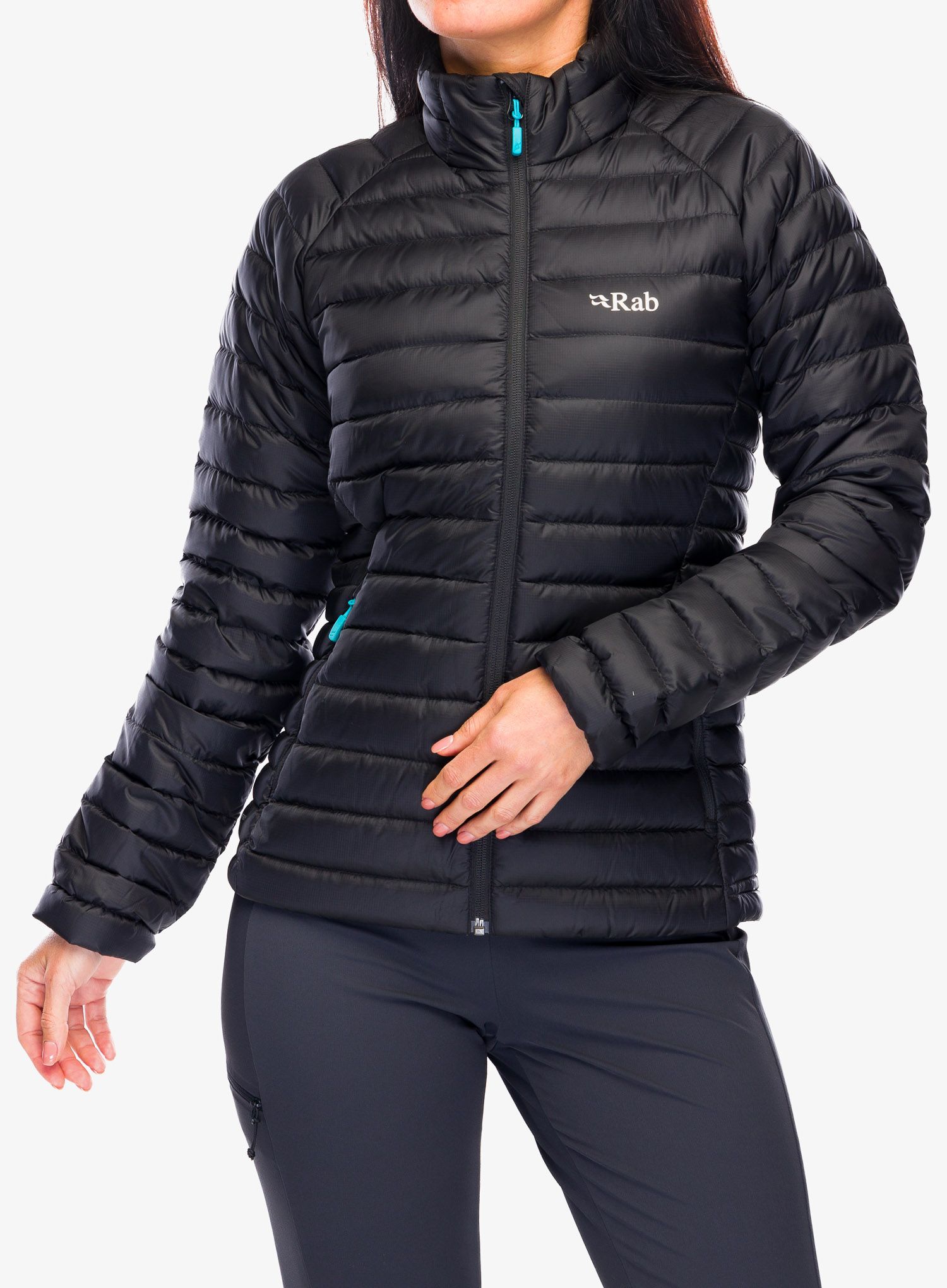 Пуховик жіноча Rab Microlight Jacket - black