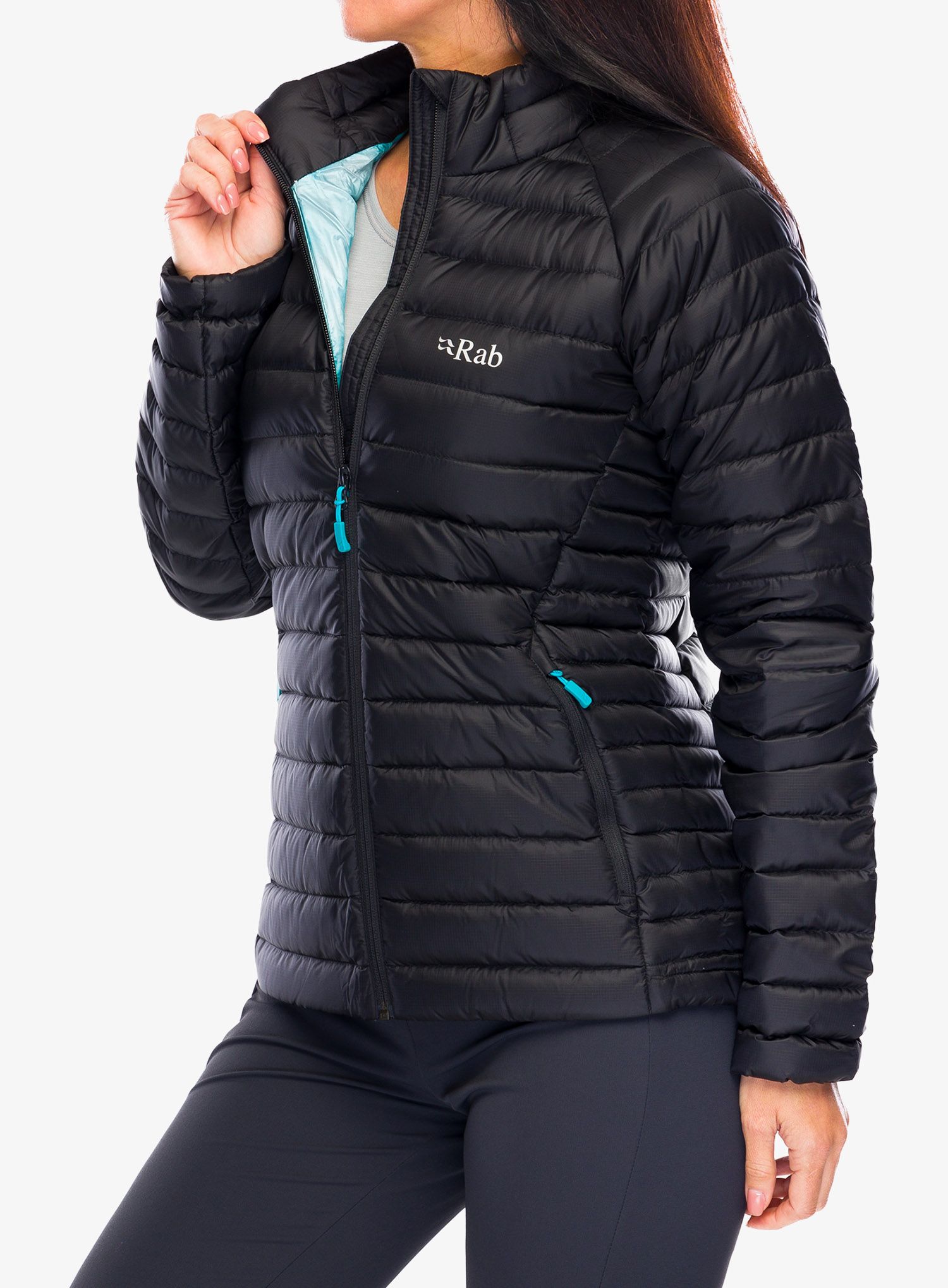 Пуховик жіноча Rab Microlight Jacket - black