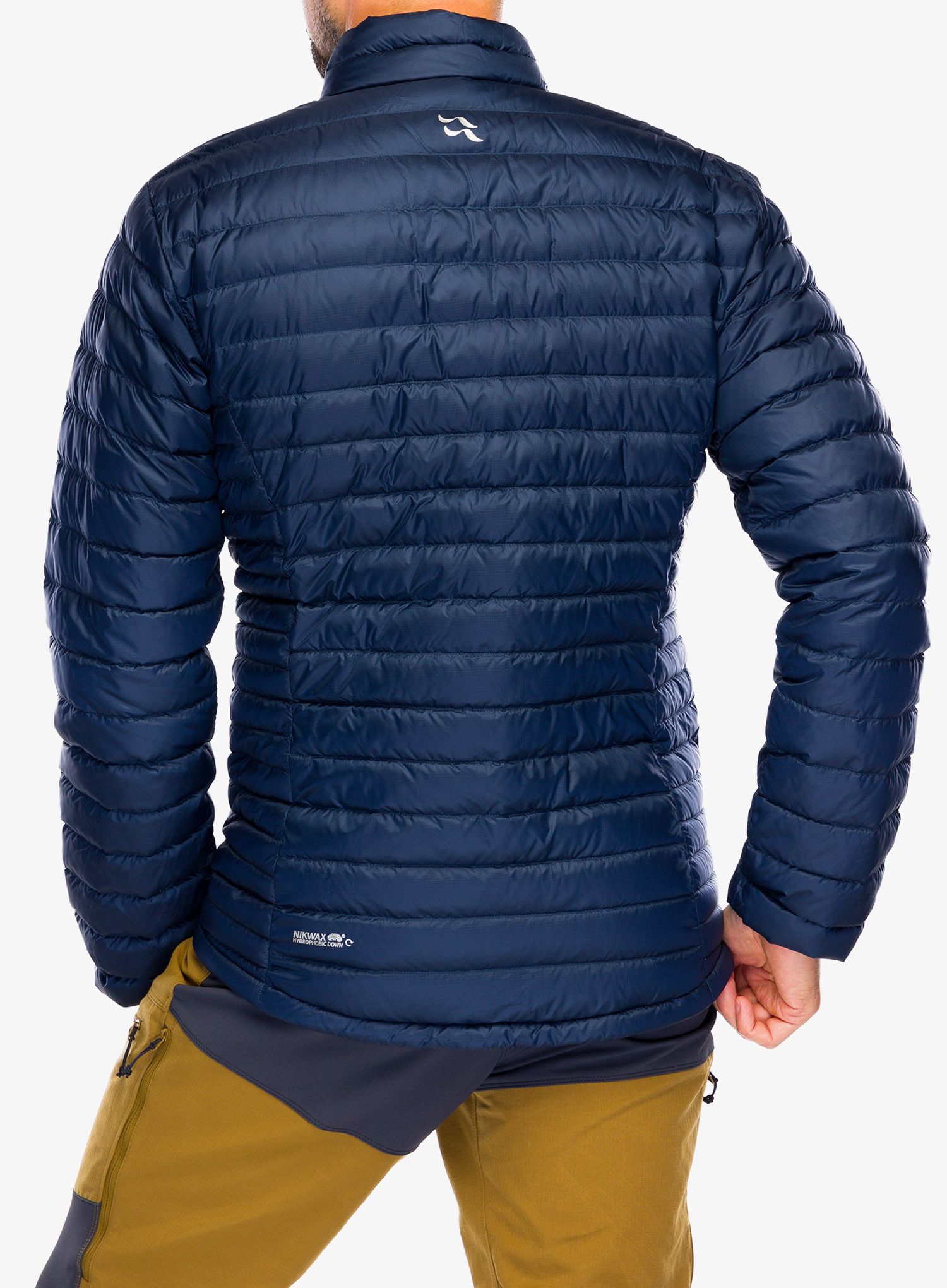 Пуховик Rab Microlight Jacket - deep ink/marmalade