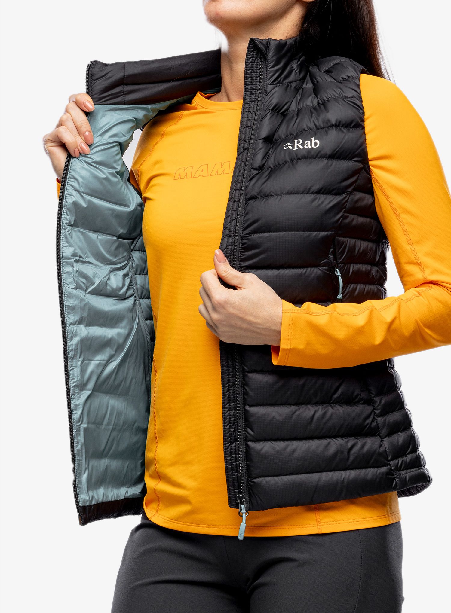 Жилет пуховий жіночий Rab Microlight Vest - black
