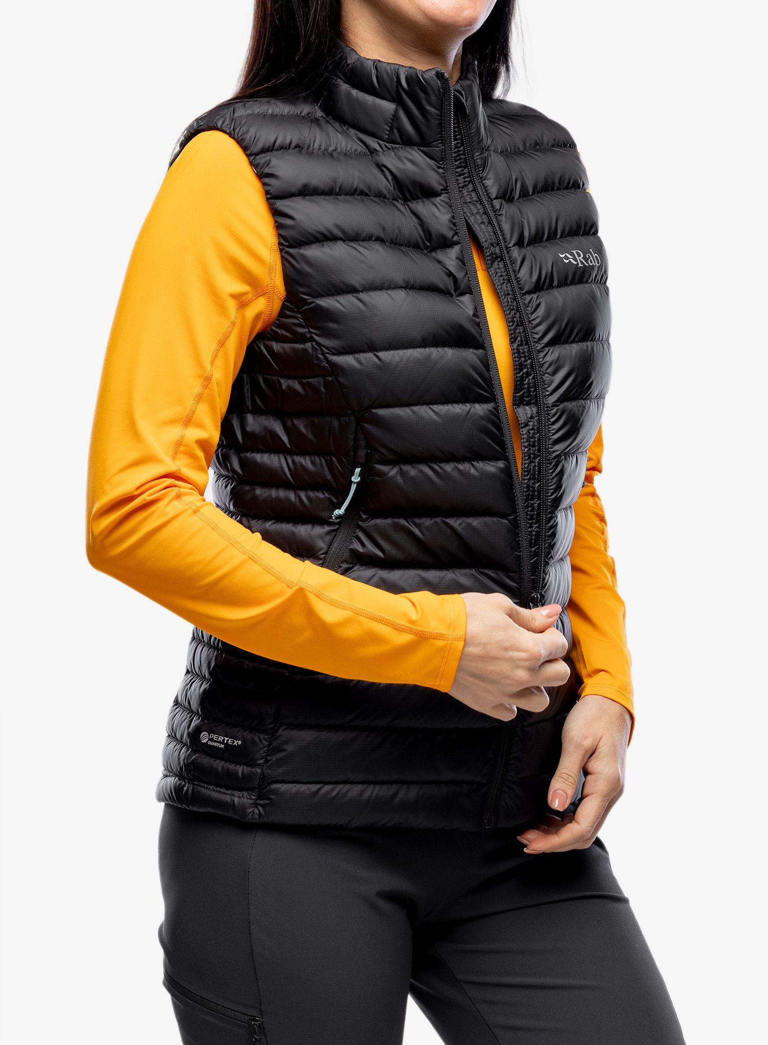 Жилет пуховий жіночий Rab Microlight Vest - black