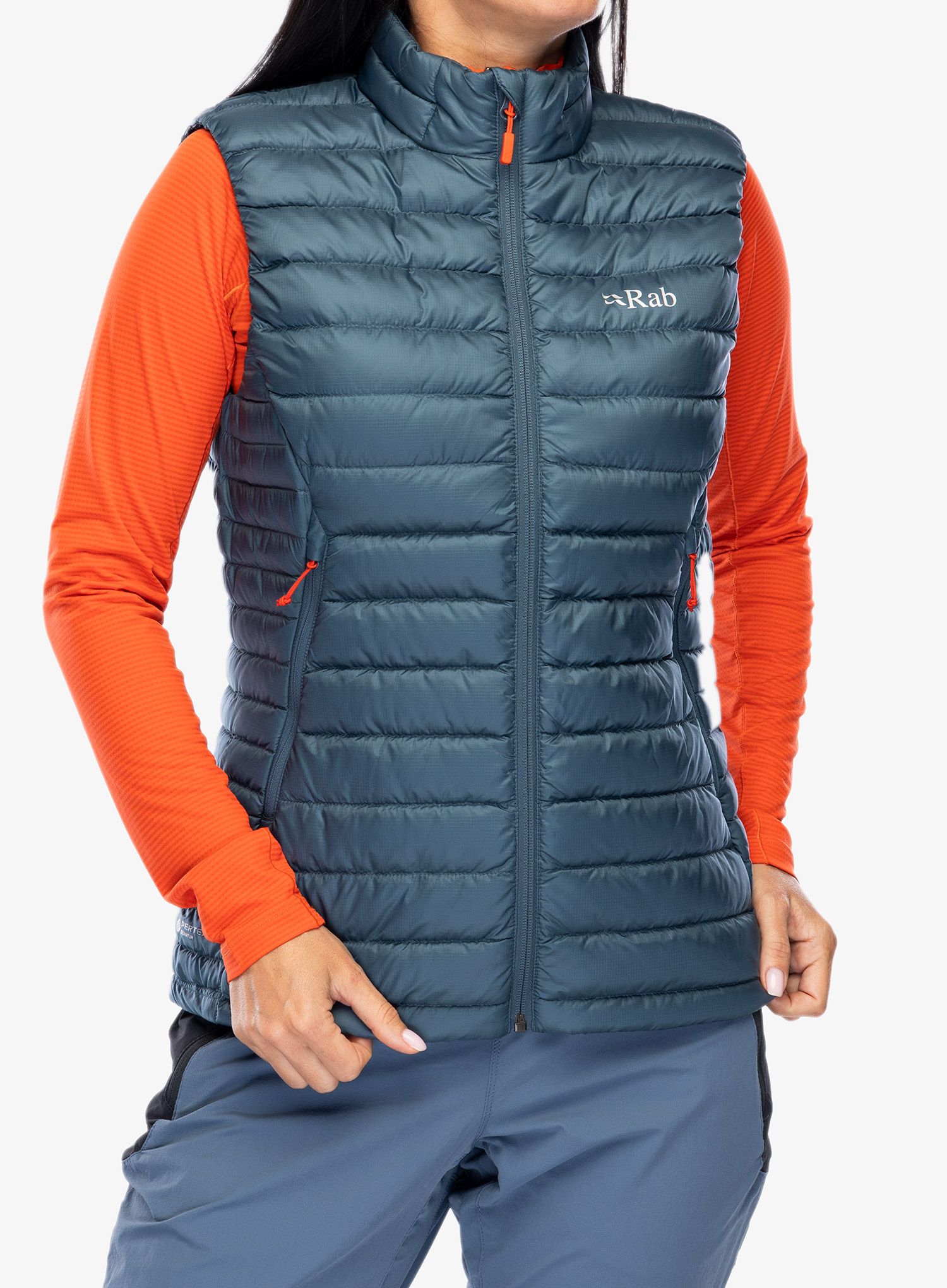 Жилет пуховий жіночий Rab Microlight Vest - orion blue 