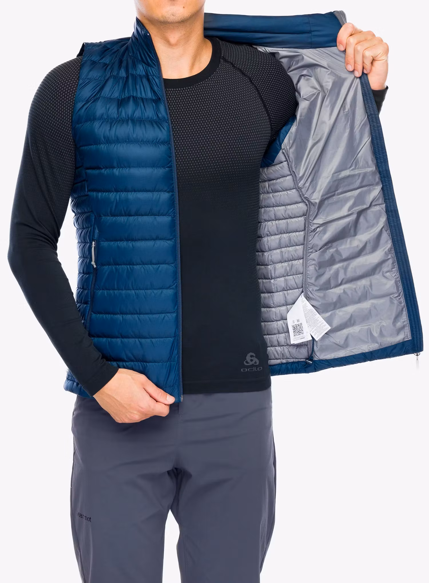 Жилет пуховий Rab Microlight Vest - tempest blue