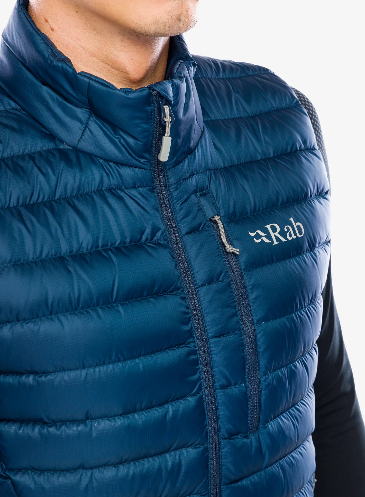 Жилет пуховий Rab Microlight Vest - tempest blue
