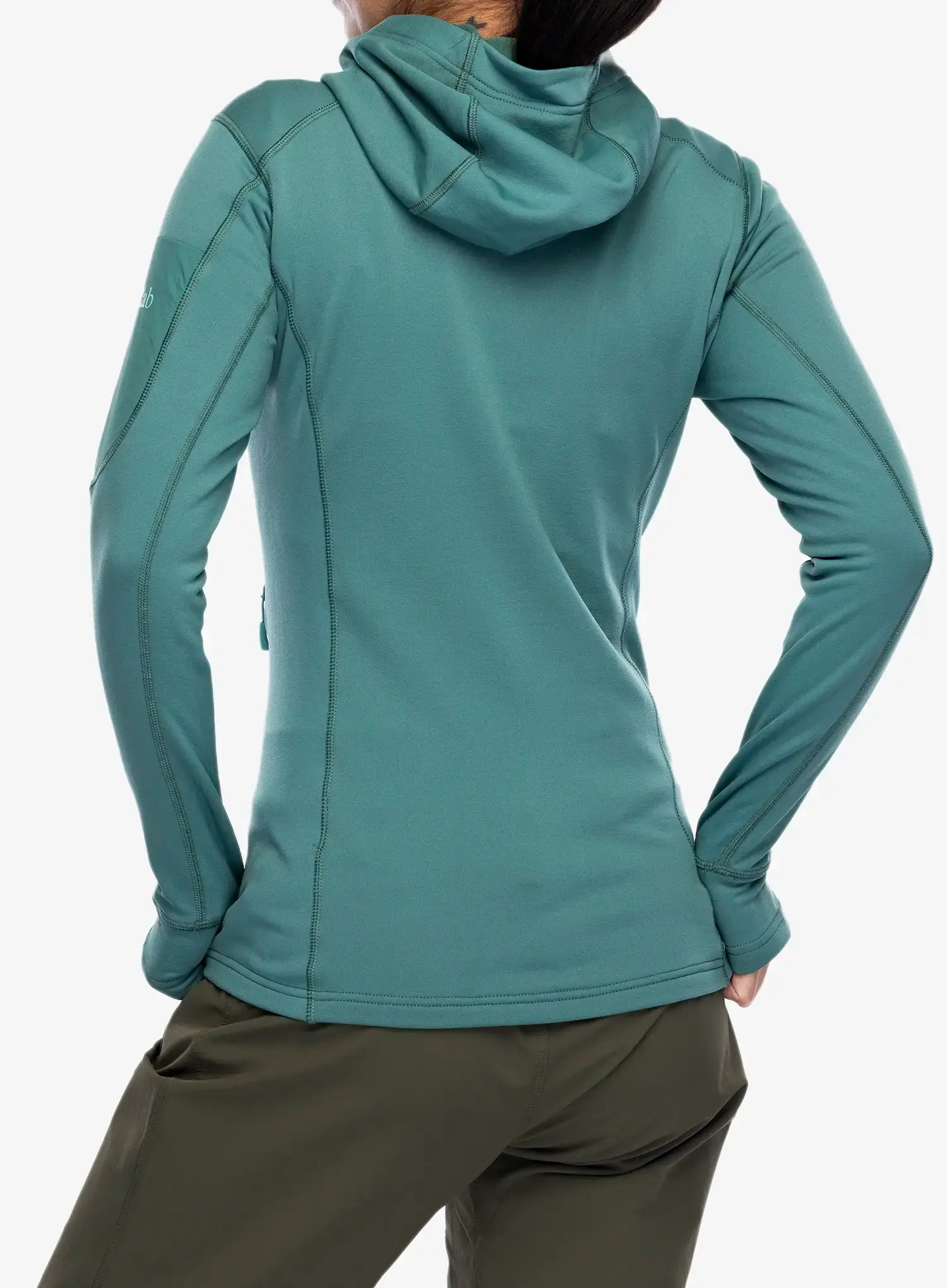 Кофта флісова жіноча Rab Modulus Hoody - eucalyptus