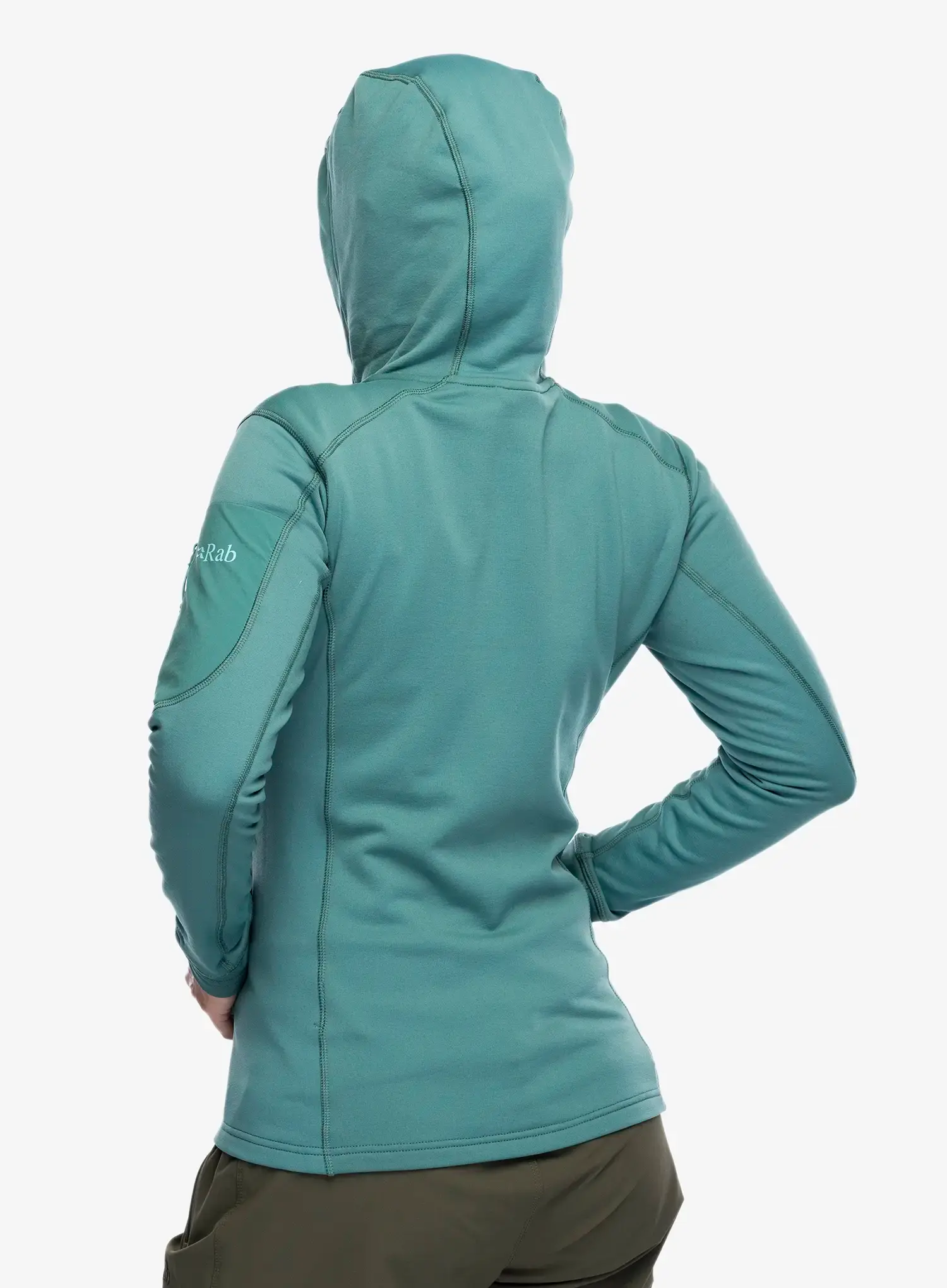 Кофта флісова жіноча Rab Modulus Hoody - eucalyptus