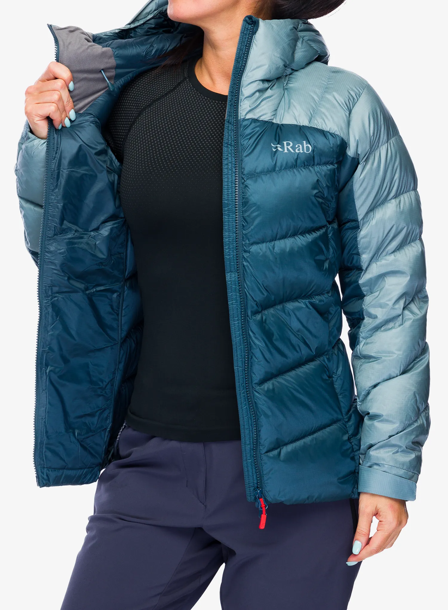 Пуховик жіноча Rab Neutrino Pro Jacket - orion blue/citadel