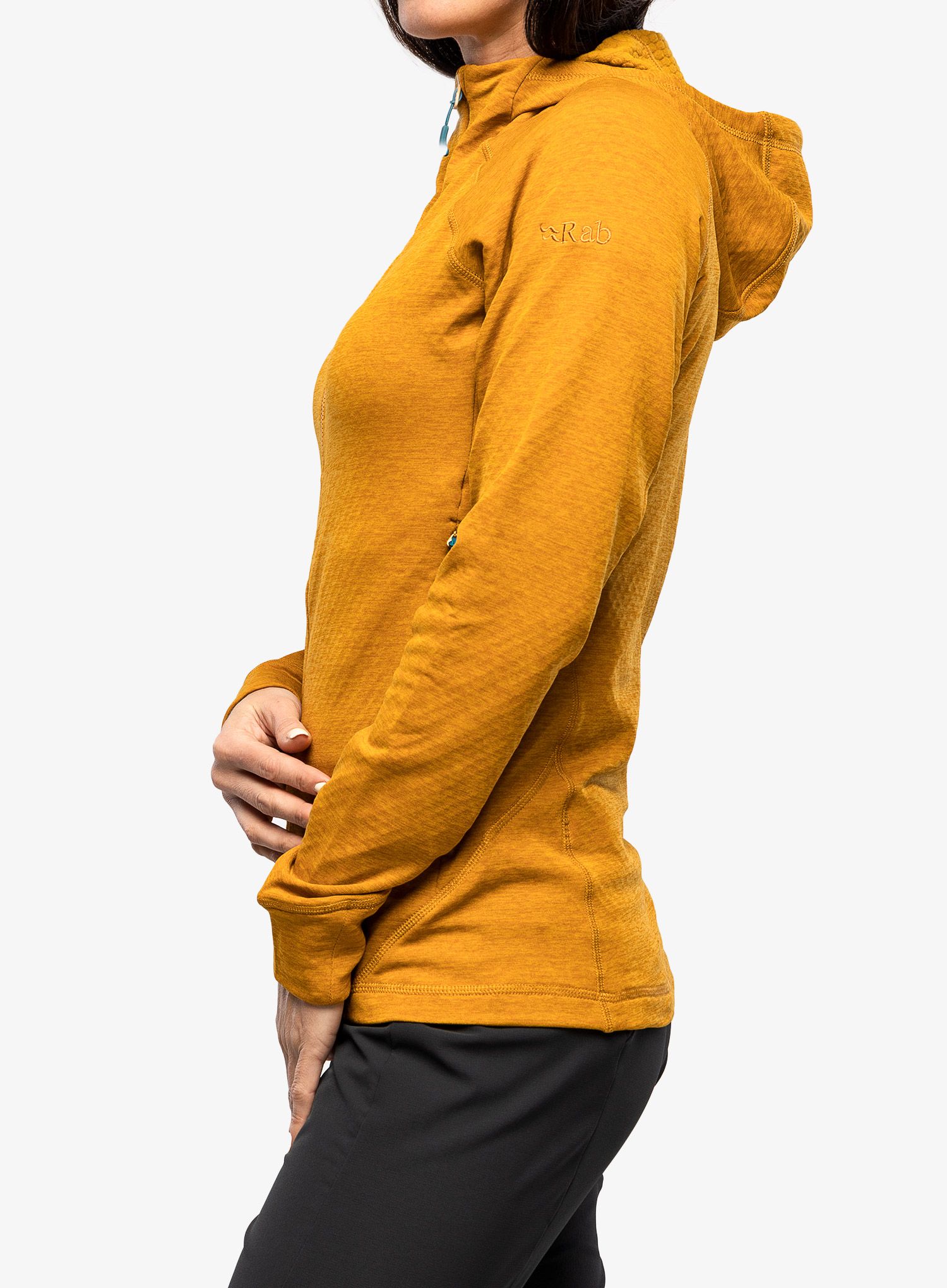 Кофта з каптуром жіноча Rab Nexus Hoody - dark butternut