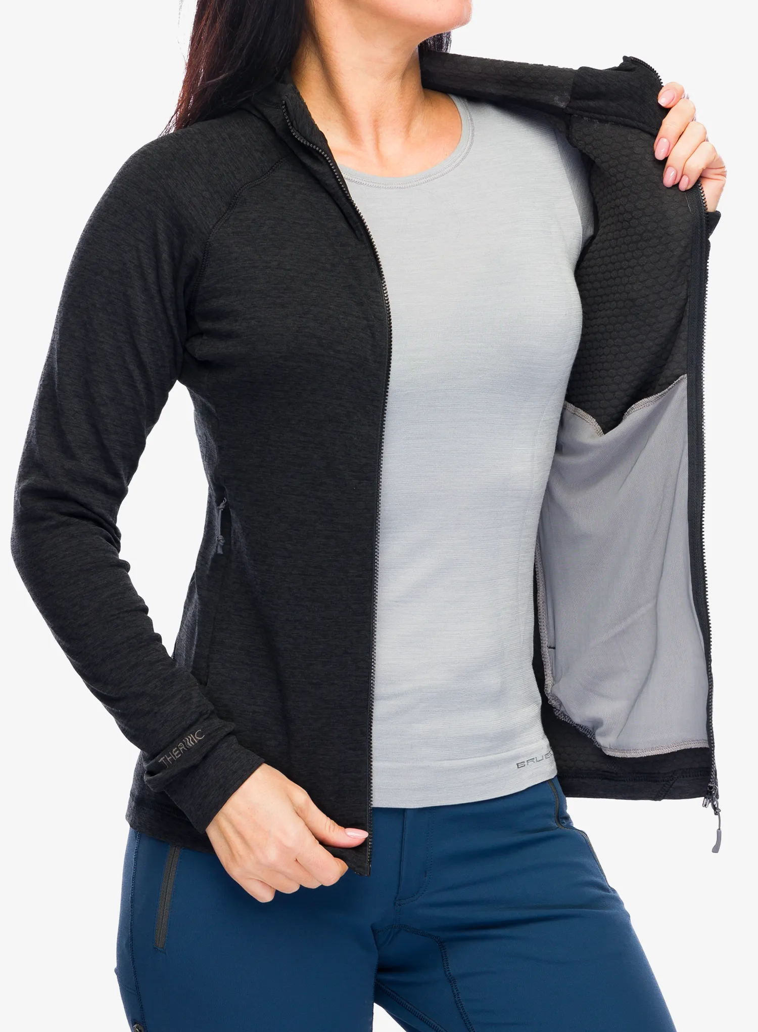 Кофта з каптуром жіноча Rab Nexus Hoody - black