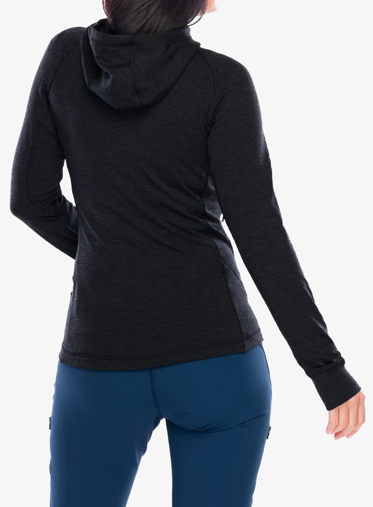 Кофта з каптуром жіноча Rab Nexus Hoody - black
